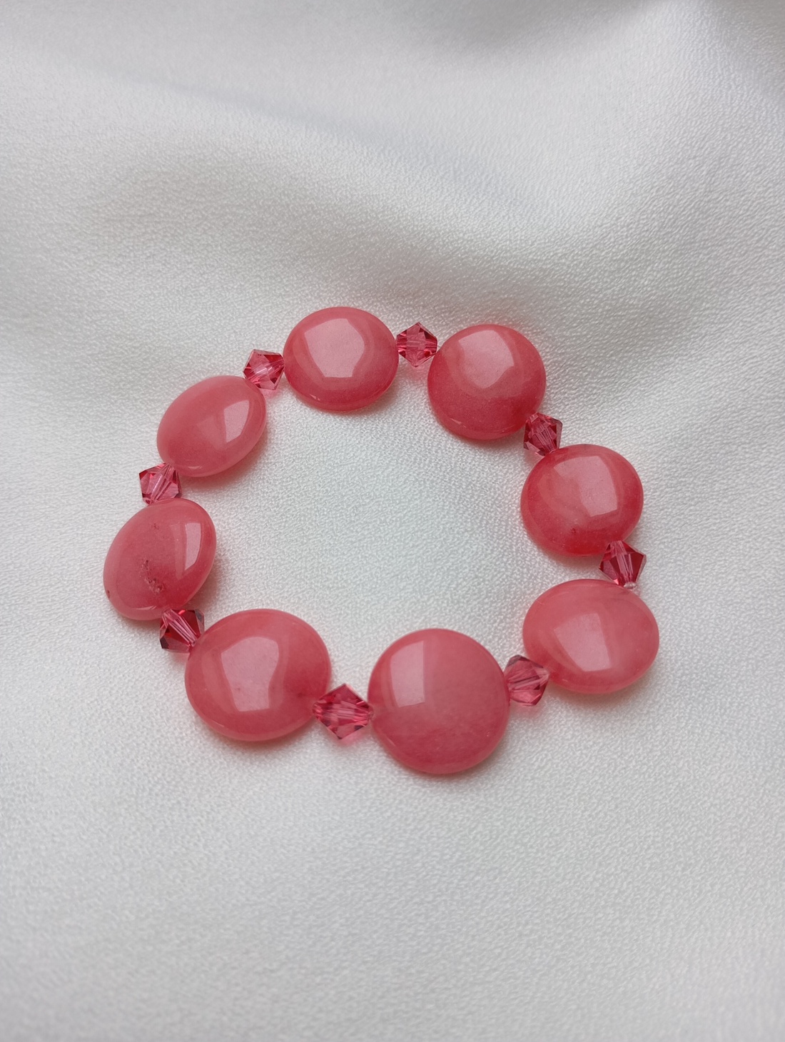 Set La vie en Rose cu Rodocrozit - bijuterii - seturi de bijuterii - Artynos.ro