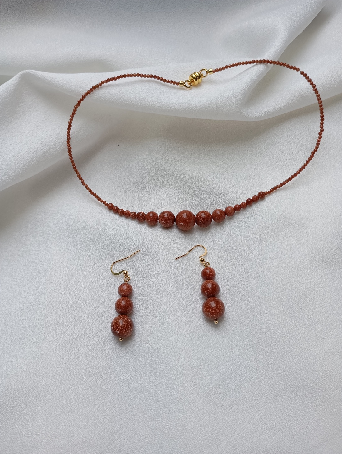 Set bijuterii de ocazie cu Piatra Soarelui - bijuterii - seturi de bijuterii - Artynos.ro