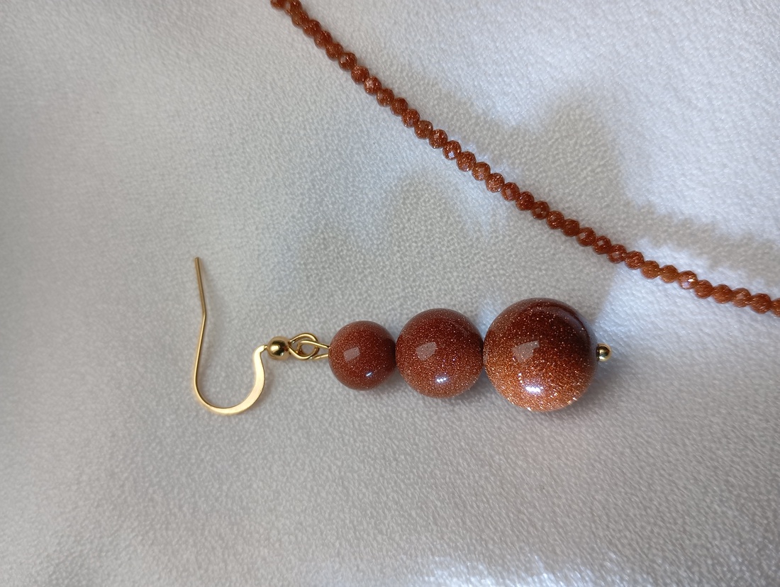 Set bijuterii de ocazie cu Piatra Soarelui - bijuterii - seturi de bijuterii - Artynos.ro