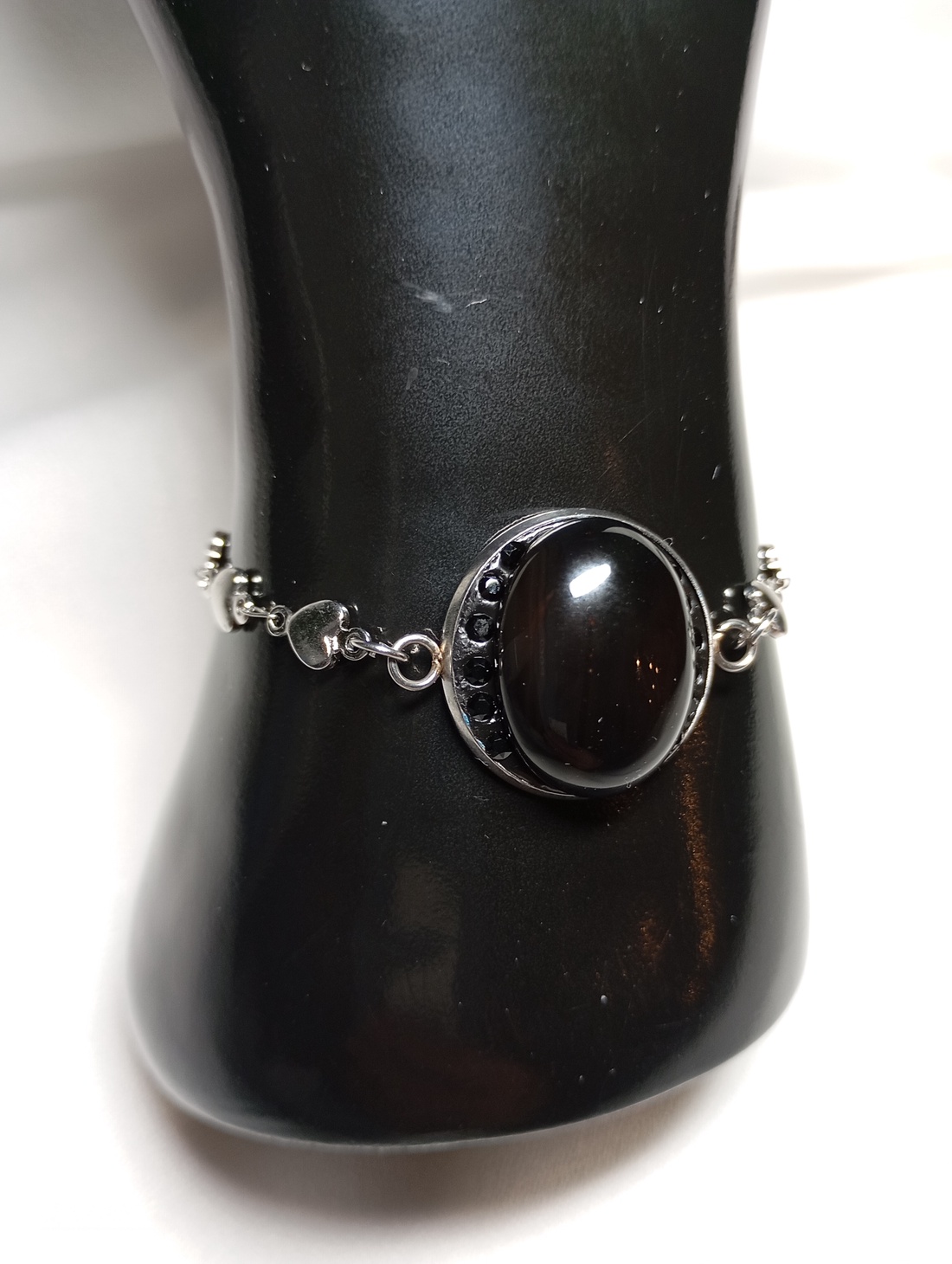 Set bratara si inel cu Onix si Swarovski - bijuterii - seturi de bijuterii - Artynos.ro