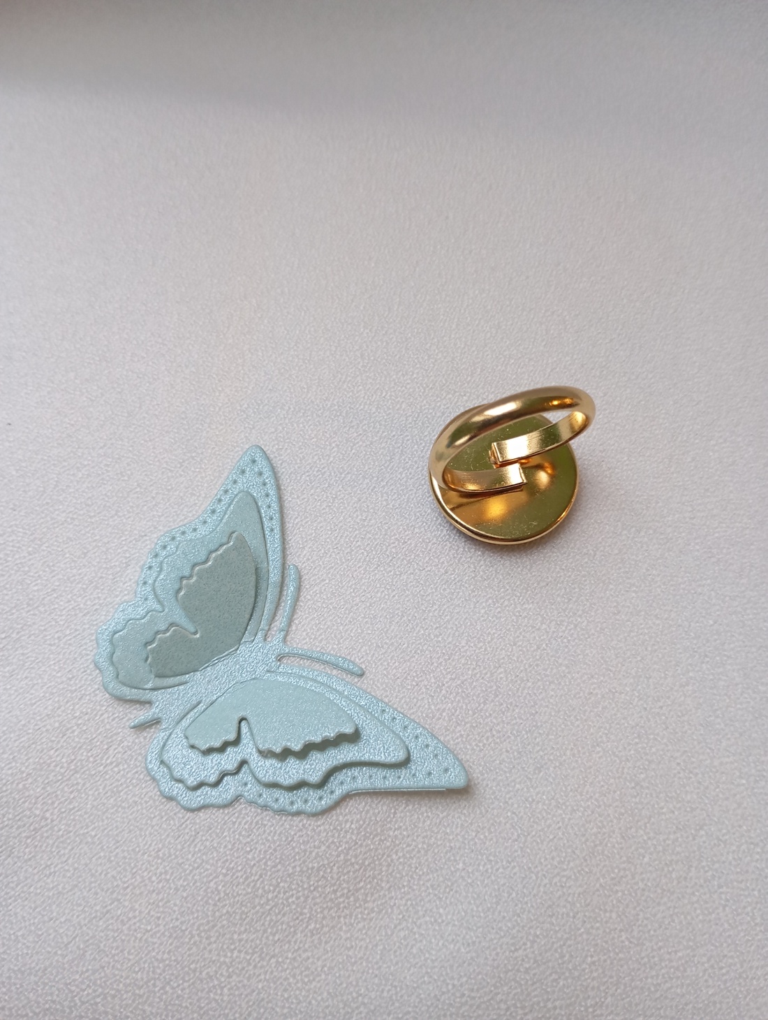 Inel placat cu aur 18K, Granat si Swarovski - bijuterii - inele - inele cu pietre semiprețioase - Artynos.ro