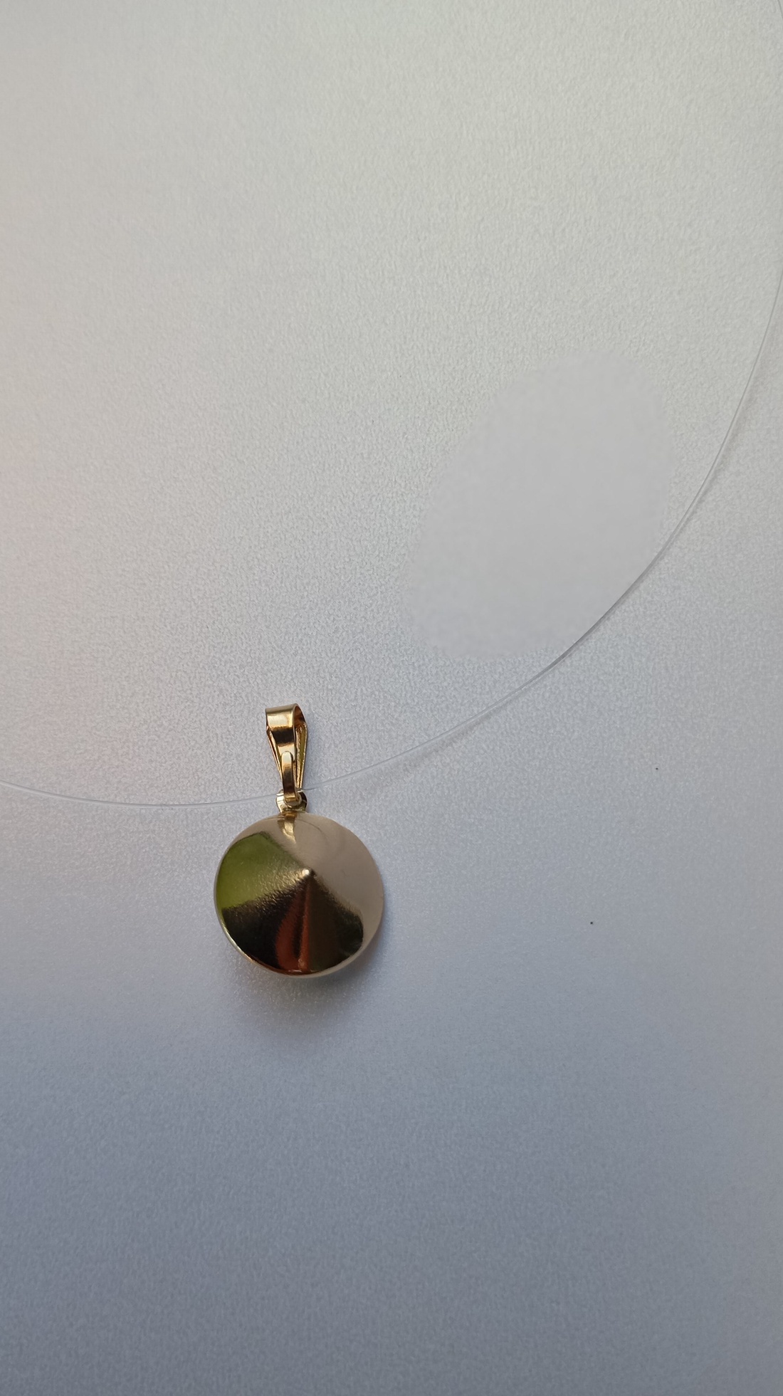 Colier cu Swarovski 14mm Silk Shimmer pe fir transparent - bijuterii - coliere - coliere cu pandative - Artynos.ro