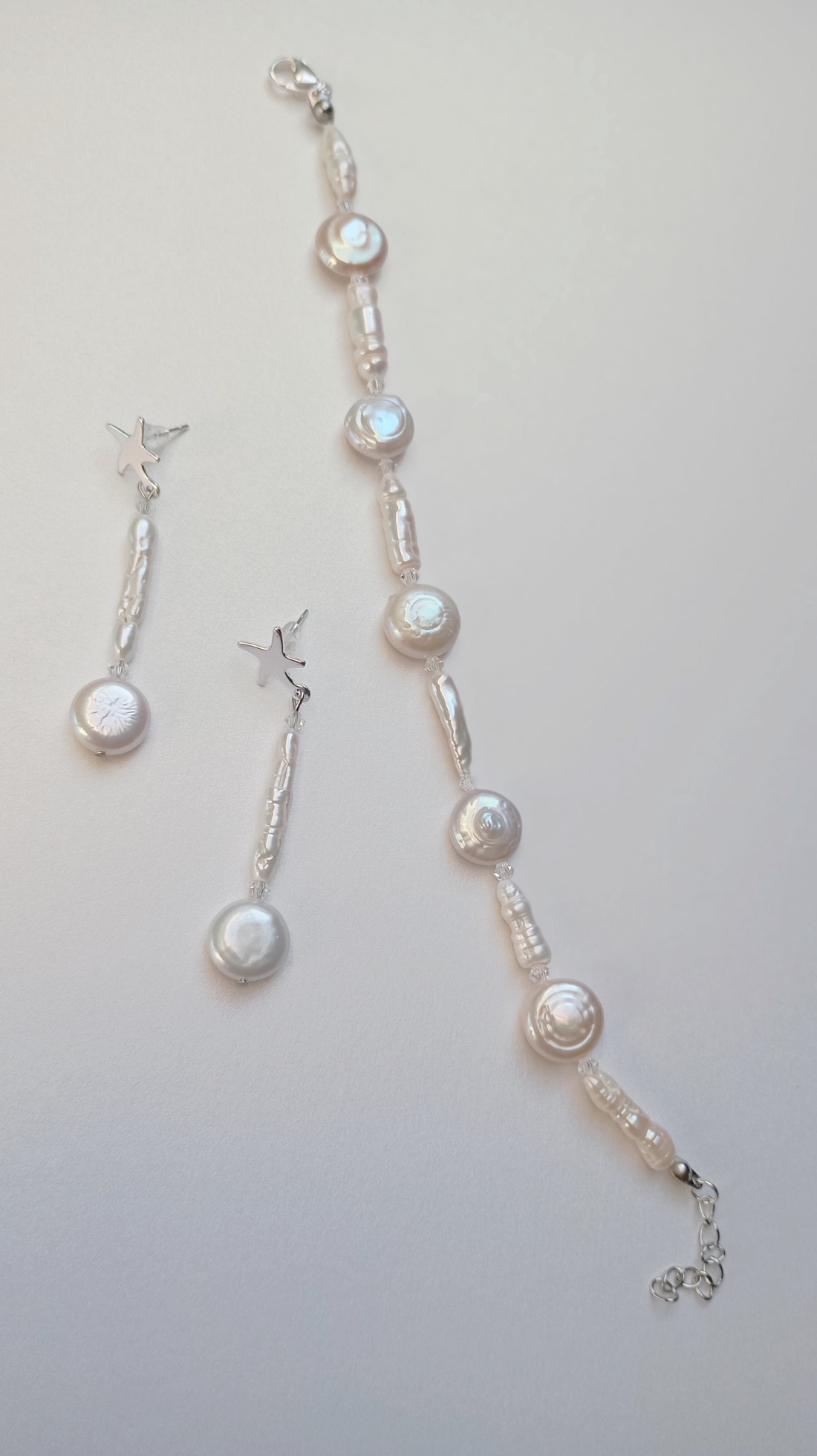 Set Perle si Swarovski - bijuterii - seturi de bijuterii - Artynos.ro