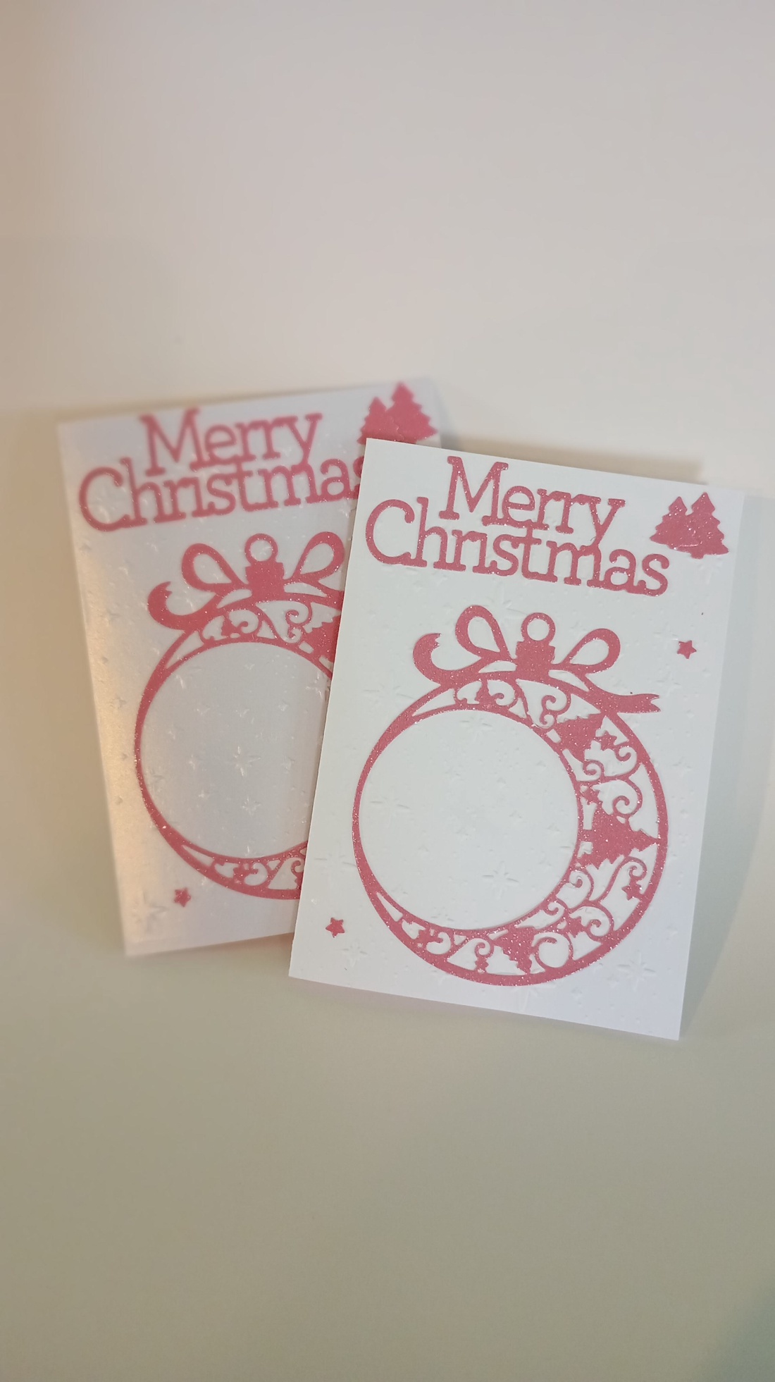 Felicitare Merry Pink Crhistmas - casă & stil de viață - produse de papetărie - invitații, felicitări - Artynos.ro