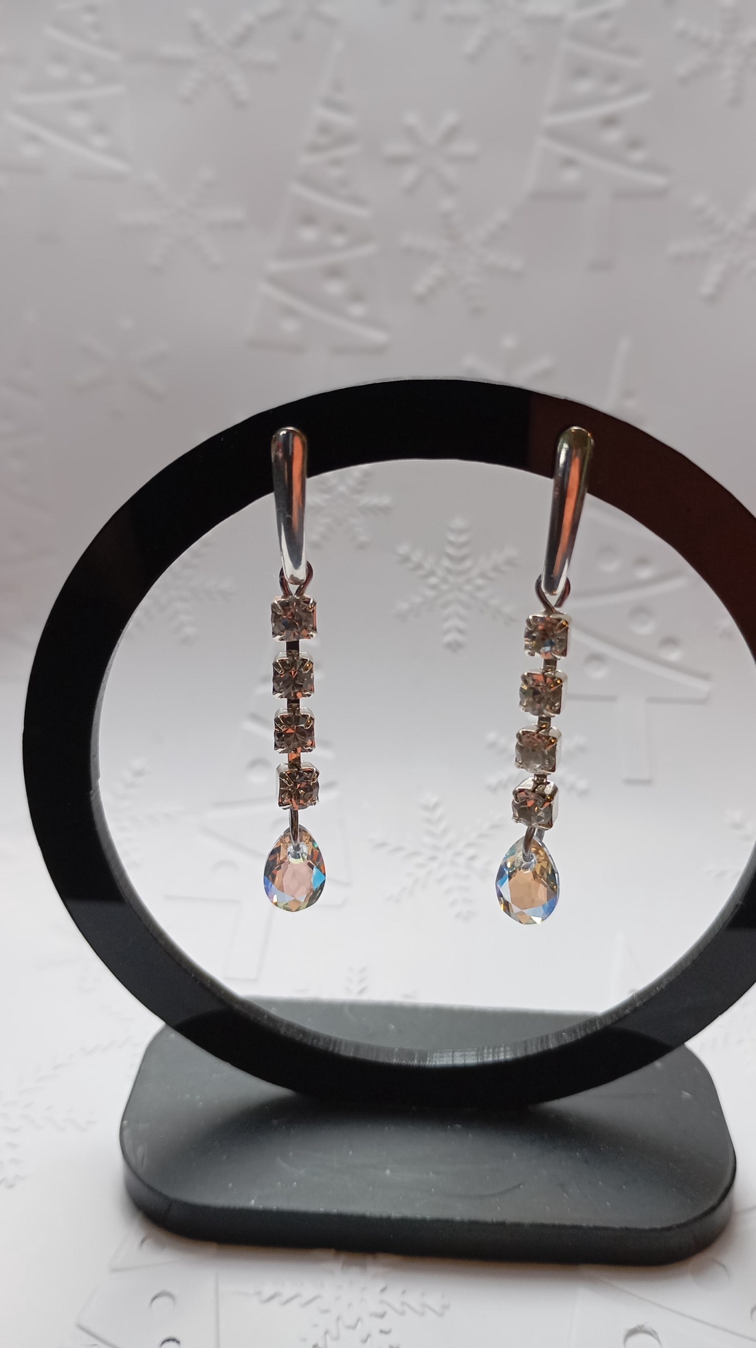 Cercei cristale Swarovski si Preciosa - bijuterii - cercei - cercei din mărgele - Artynos.ro