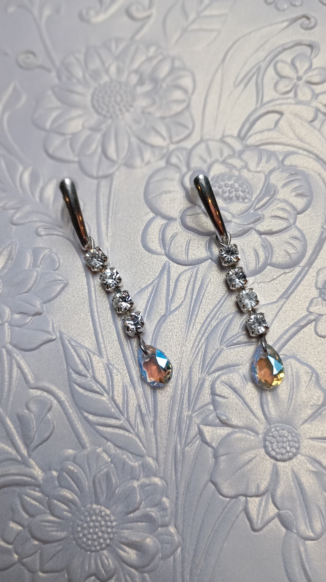 Cercei cristale Swarovski si Preciosa - bijuterii - cercei - cercei din mărgele - Artynos.ro