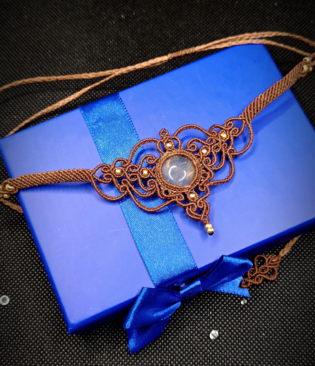 Colier Choker Micromacrame Victorian  - bijuterii - coliere - chockere - Artynos.ro