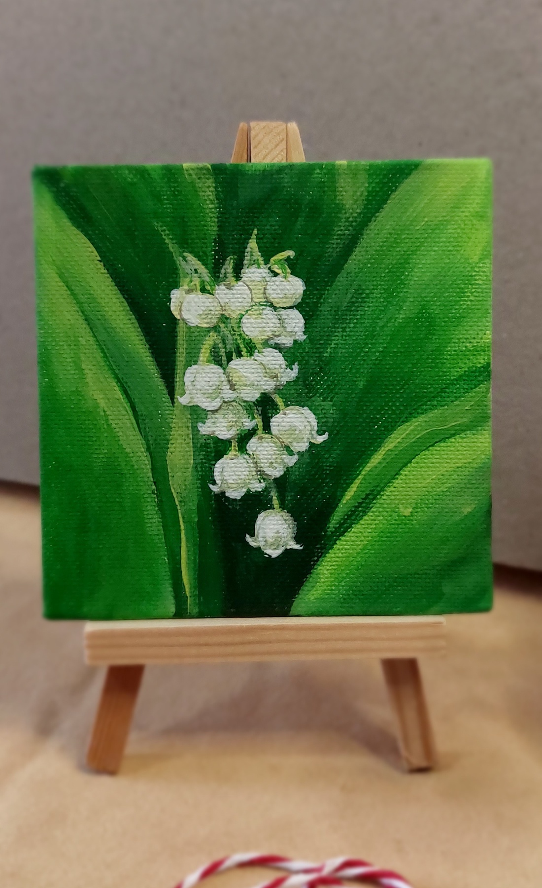 Mărțișor Mărgăritar  - arte vizuale și accesorii  - picturi - pictură acrilică - Artynos.ro