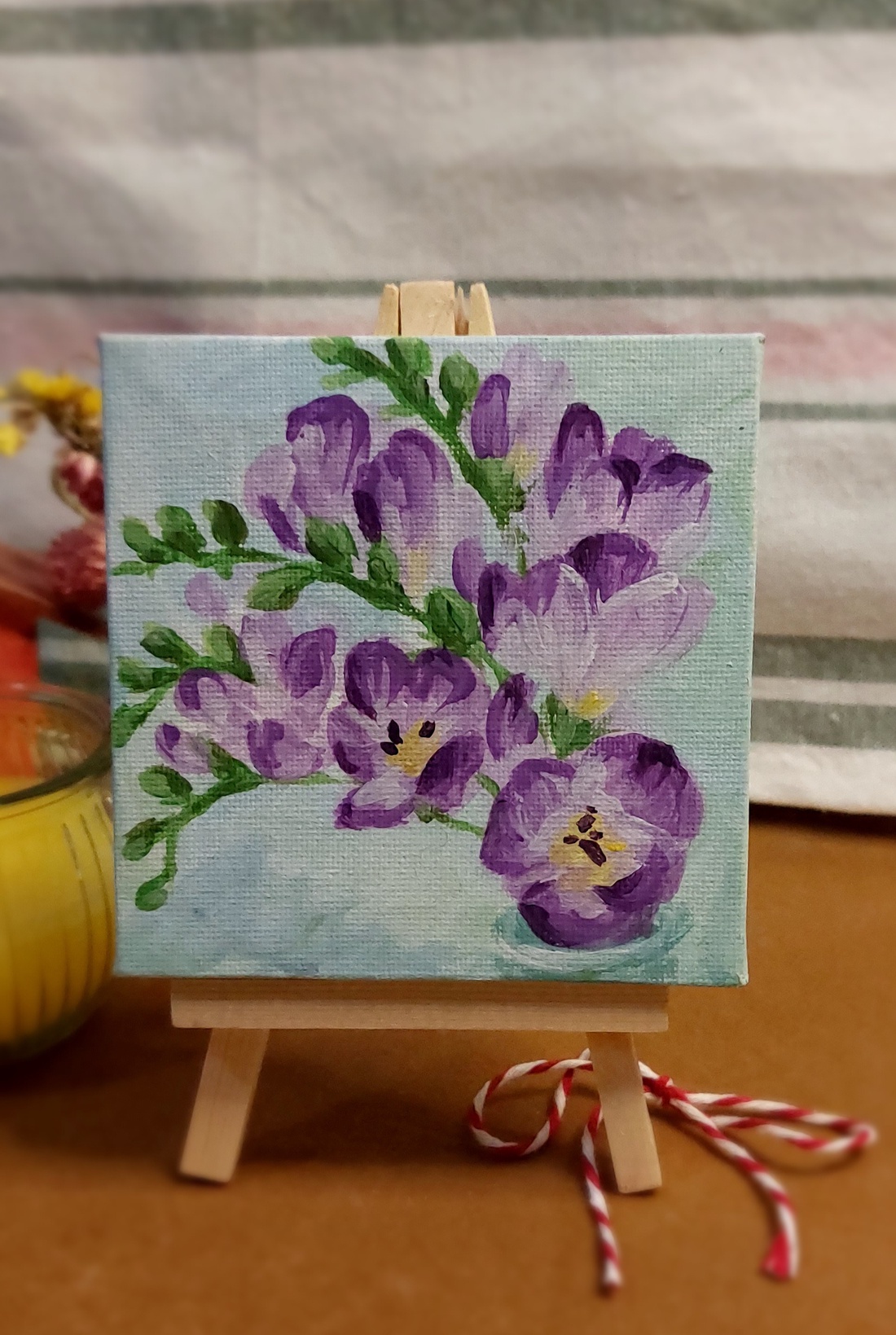 Mărțișor flori speciale - arte vizuale și accesorii  - picturi - pictură acrilică - Artynos.ro