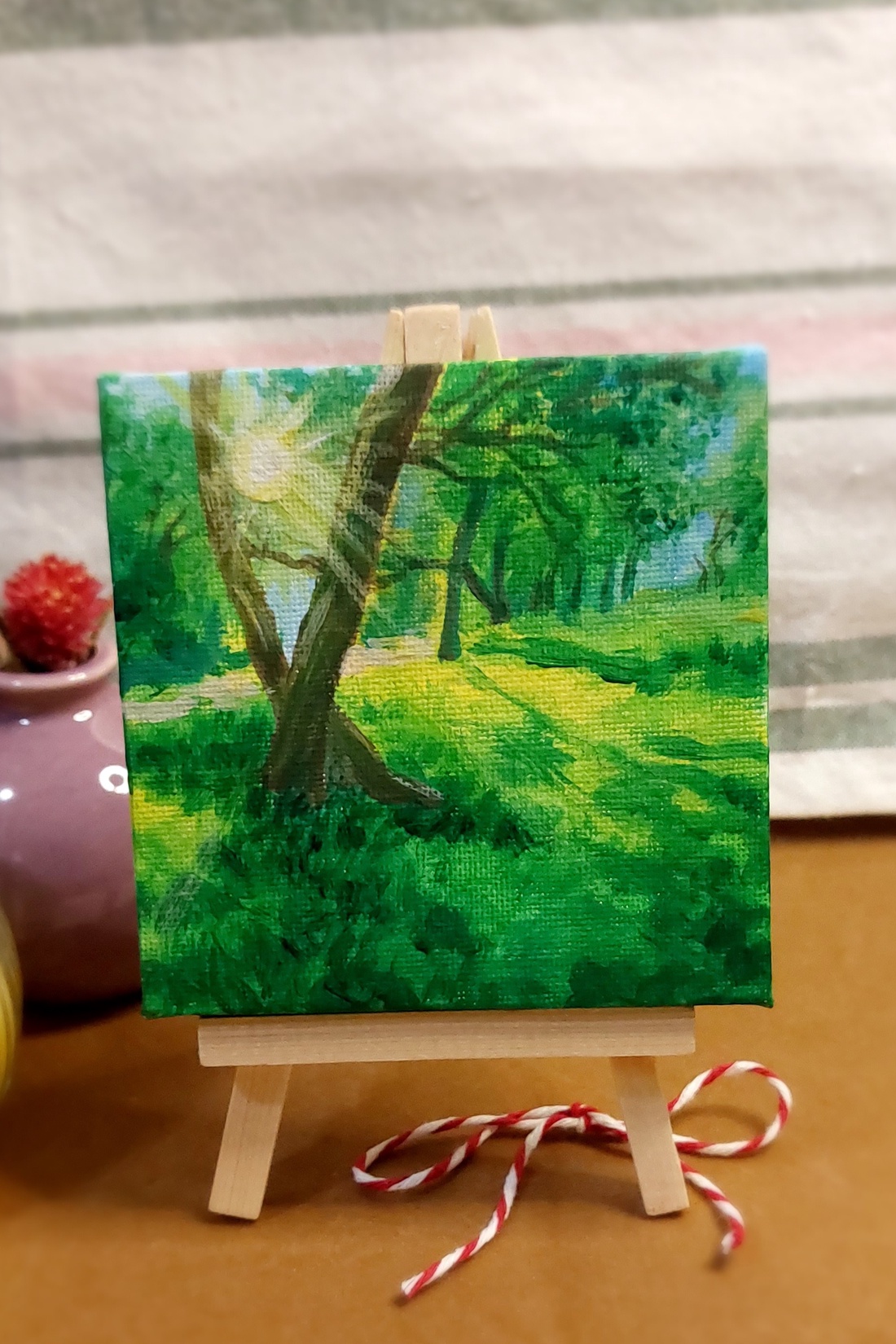 Mărțișor norocos  - arte vizuale și accesorii  - picturi - pictură acrilică - Artynos.ro