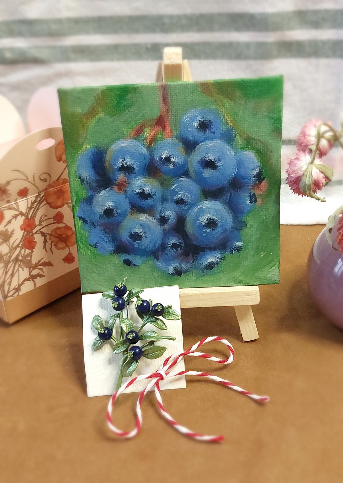 Martisor delicios afine - arte vizuale și accesorii  - picturi - pictură acrilică - Artynos.ro