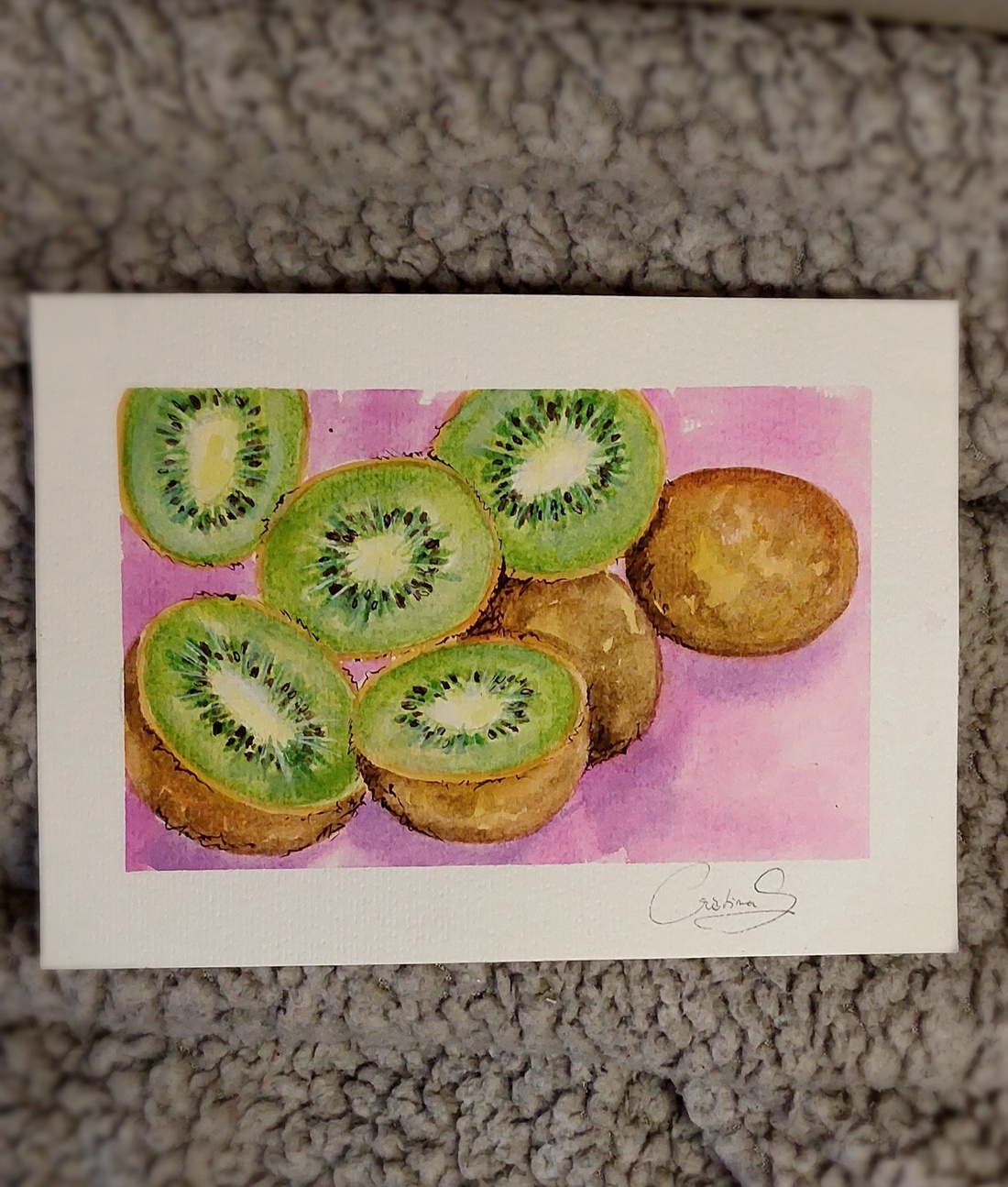 Ilustrație kiwi - arte vizuale și accesorii  - grafică, ilustrație - alte desene - Artynos.ro