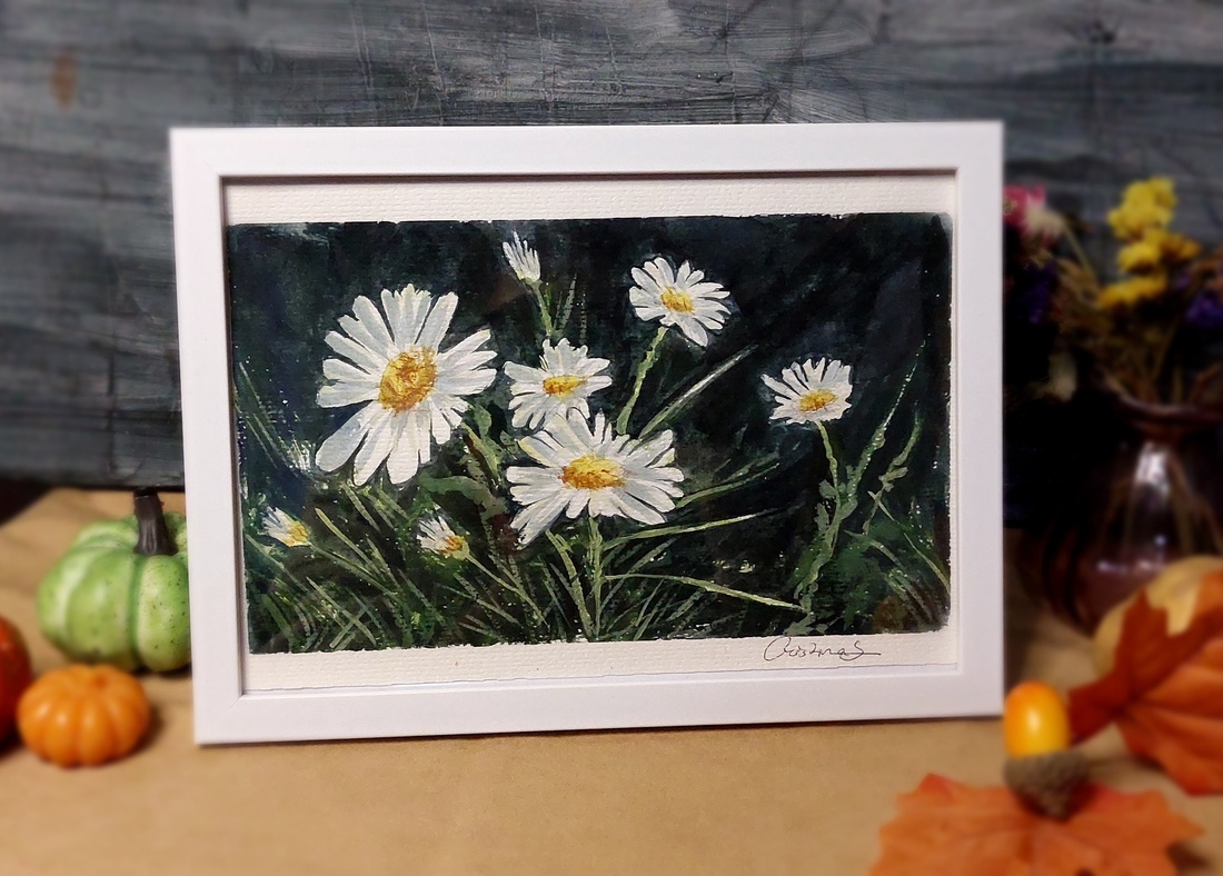 Flori de câmp  - arte vizuale și accesorii  - picturi - acuarele picturi - Artynos.ro