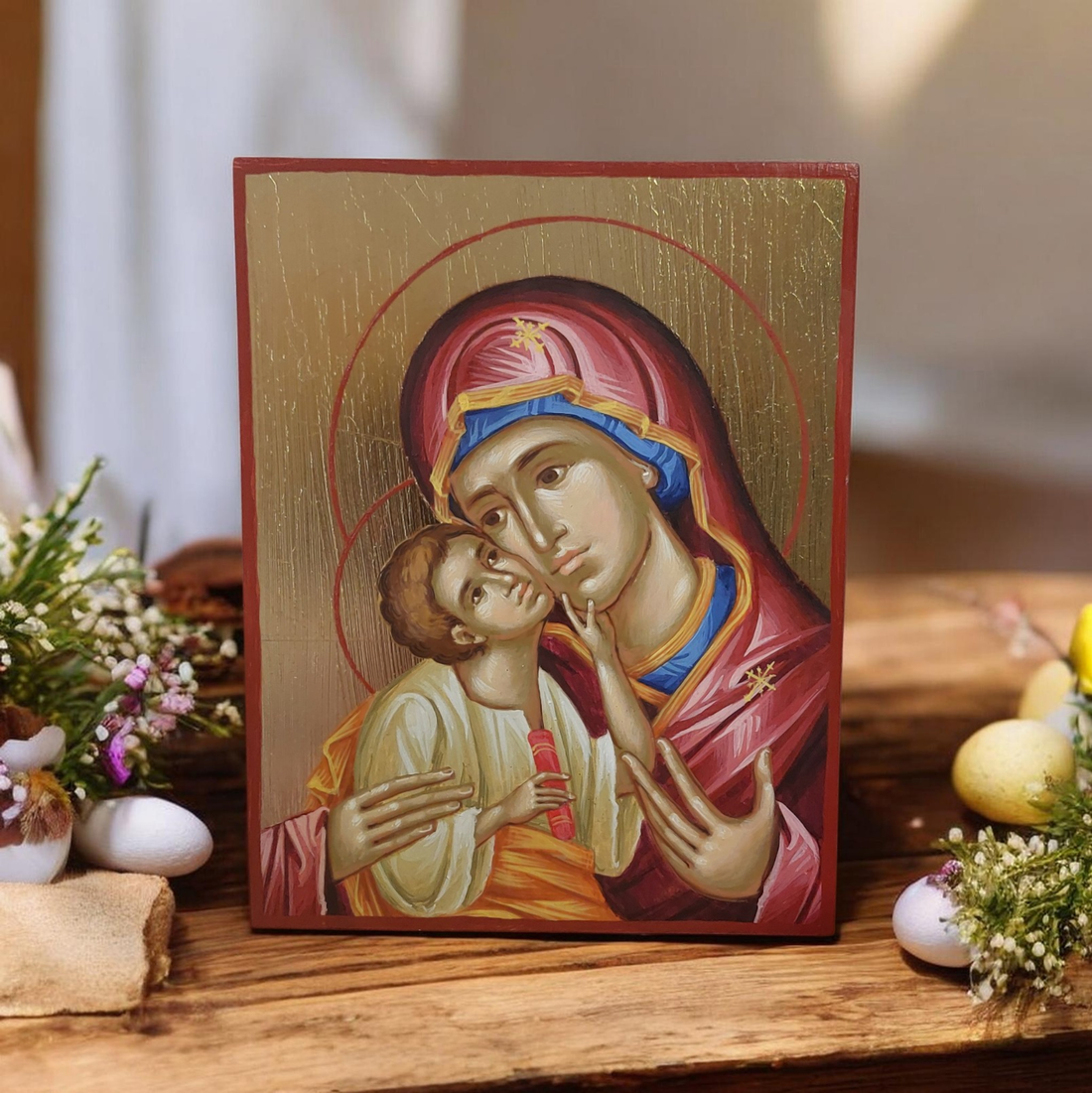 Icoană Maica Domnului cu Pruncul  - casă & stil de viață - accesorii religioase - binecuvântarea casei - Artynos.ro