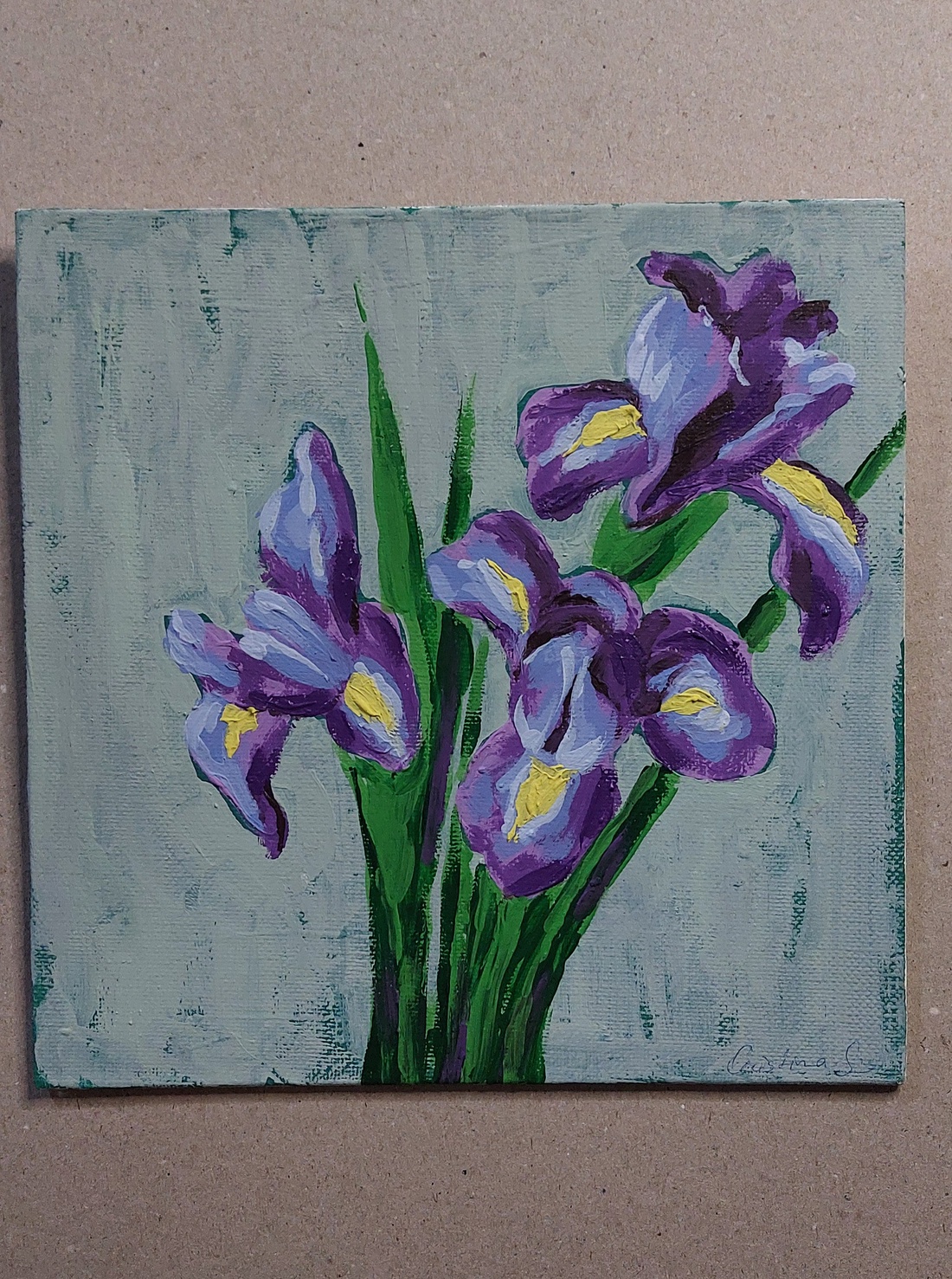 Tablou iriși  - arte vizuale și accesorii  - picturi - picturi în tehnică mixtă - Artynos.ro