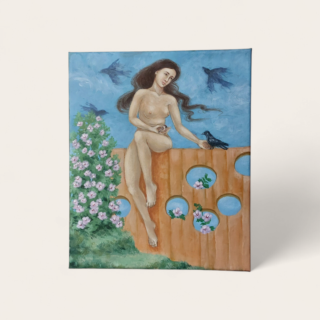 Tablou acrilic- Proverb românesc  - arte vizuale și accesorii  - picturi - pictură acrilică - Artynos.ro