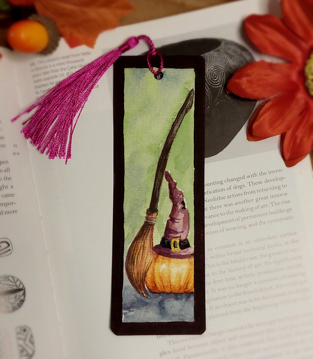 Semn de carte halloween - cărți și creații cu tematică muzicală, cadouri - semn de carte - Artynos.ro