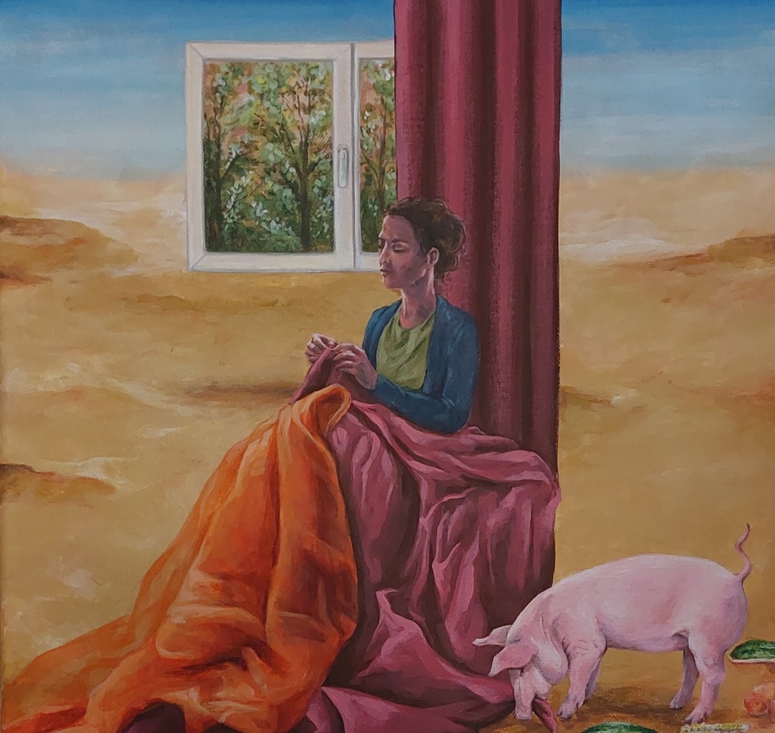 Tablou Nature vs Consumerism  - arte vizuale și accesorii  - picturi - pictură acrilică - Artynos.ro