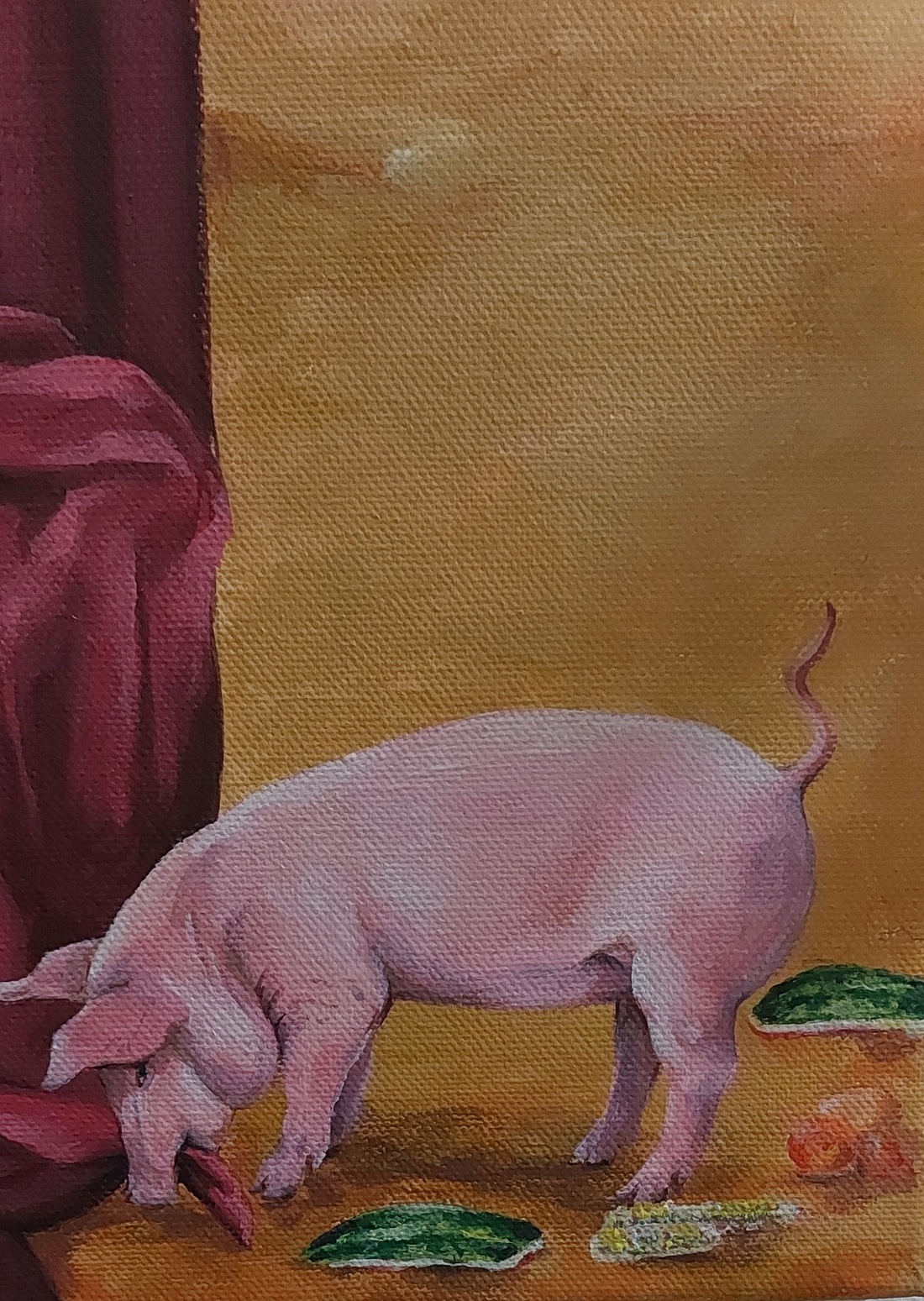 Tablou Nature vs Consumerism  - arte vizuale și accesorii  - picturi - pictură acrilică - Artynos.ro
