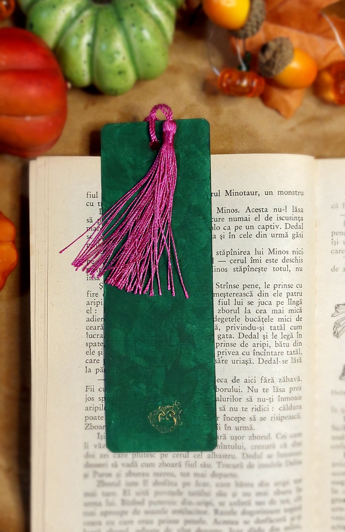 Semn de carte handmade -cățel 2 - cărți și creații cu tematică muzicală, cadouri - semn de carte - Artynos.ro