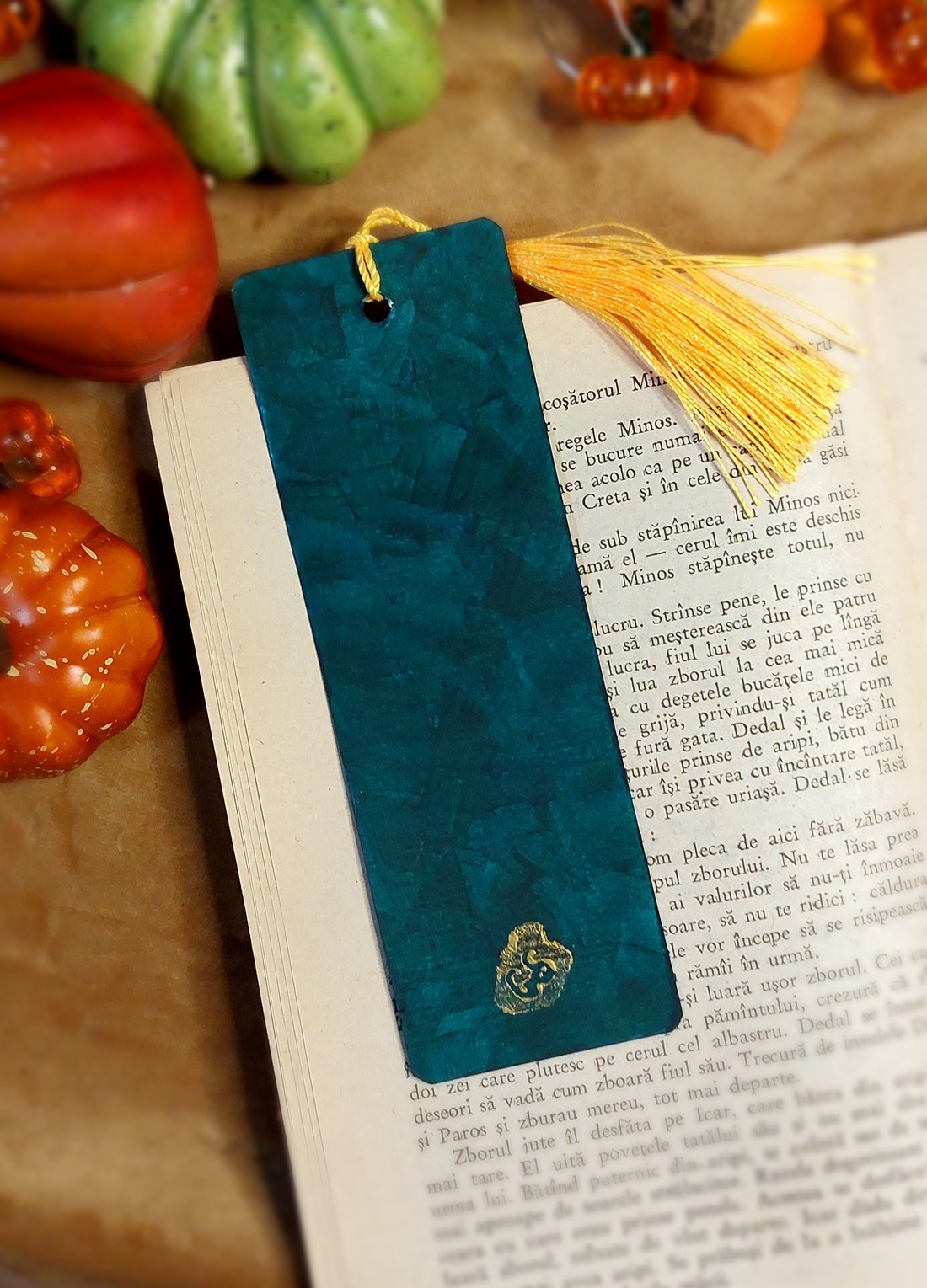 Semn de carte handmade- rățuște  - cărți și creații cu tematică muzicală, cadouri - semn de carte - Artynos.ro