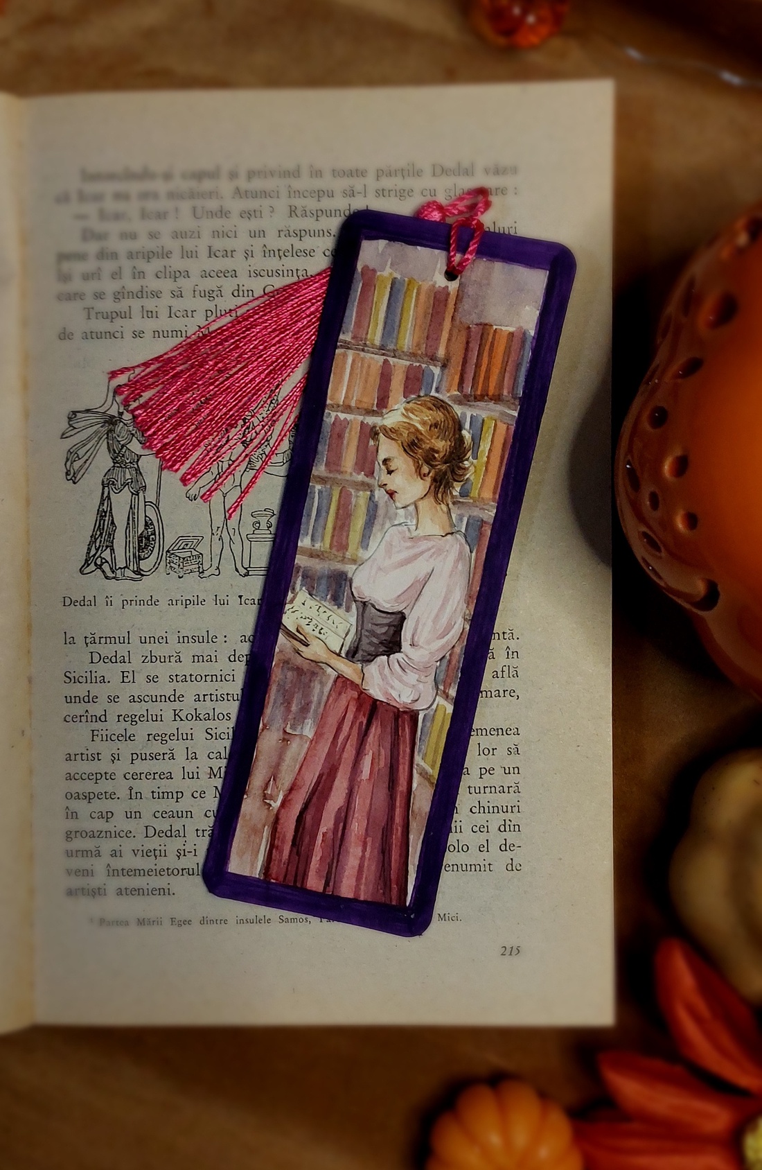 Semn de carte handmade- reader - cărți și creații cu tematică muzicală, cadouri - semn de carte - Artynos.ro