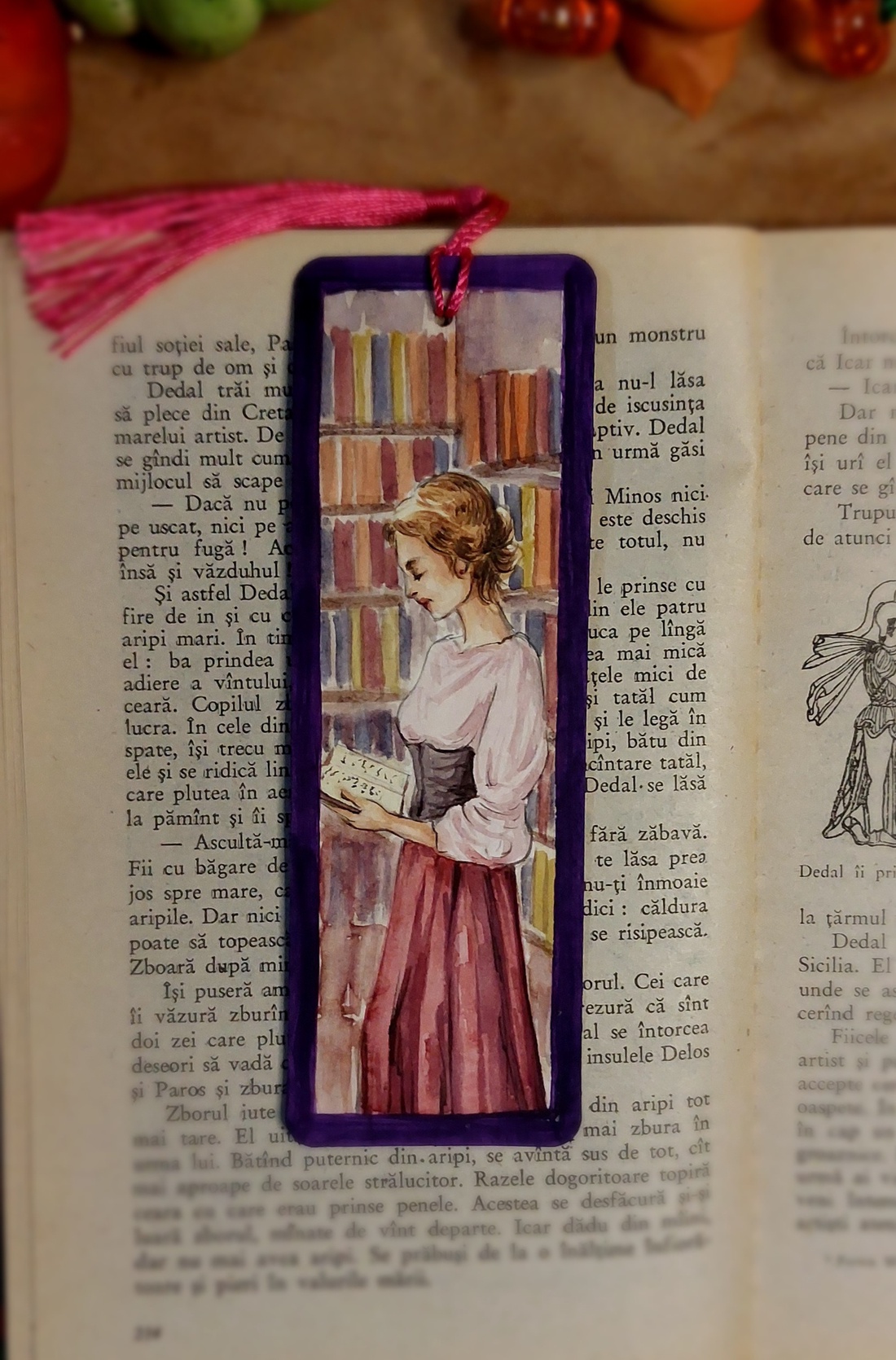 Semn de carte handmade- reader - cărți și creații cu tematică muzicală, cadouri - semn de carte - Artynos.ro