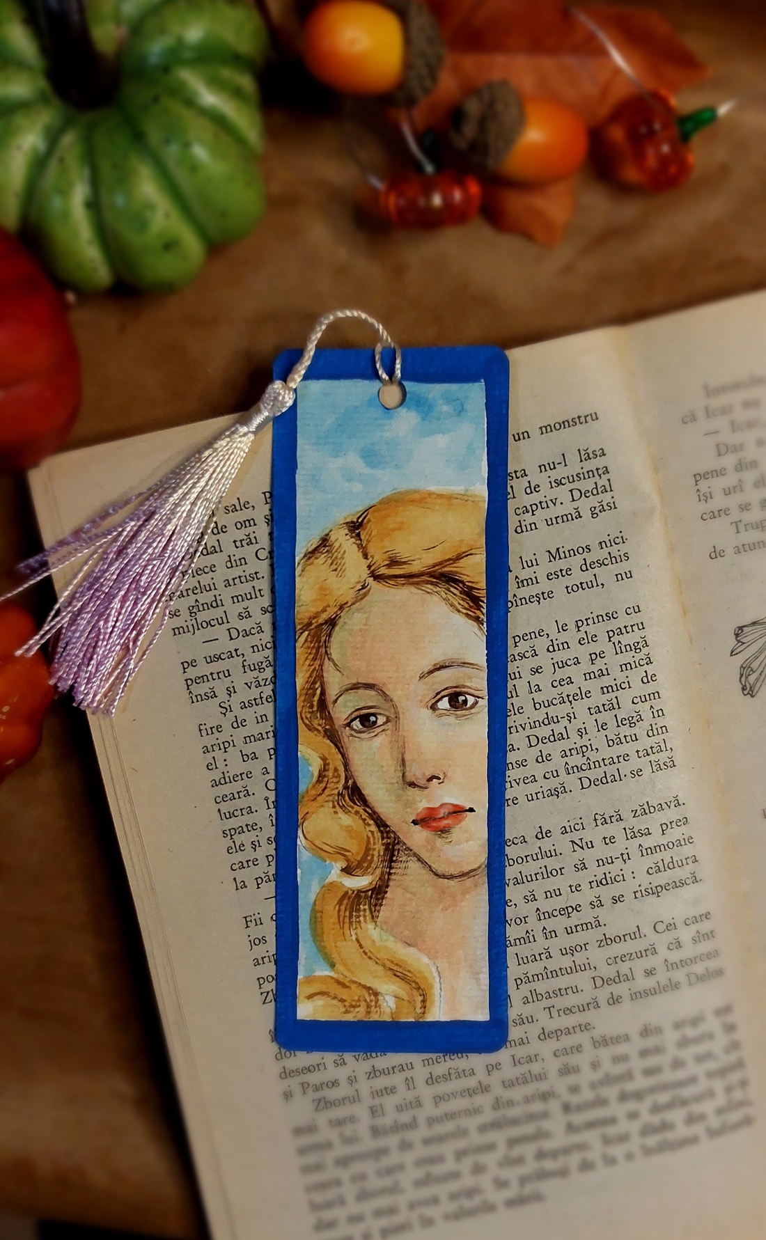 Semn de carte handmade - venus - cărți și creații cu tematică muzicală, cadouri - semn de carte - Artynos.ro