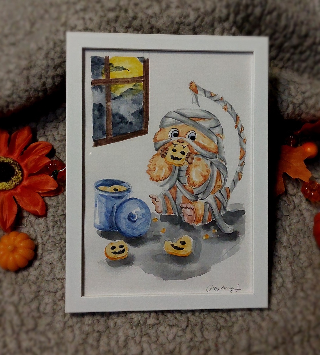 Ilustratie copii- cookie monster - arte vizuale și accesorii  - grafică, ilustrație - alte desene - Artynos.ro