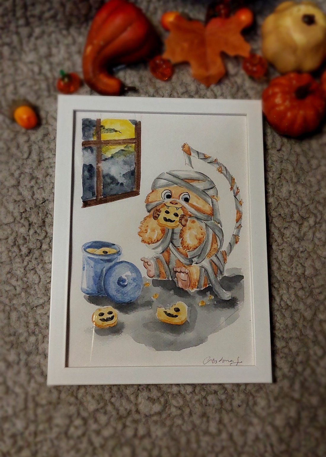 Ilustratie copii- cookie monster - arte vizuale și accesorii  - grafică, ilustrație - alte desene - Artynos.ro