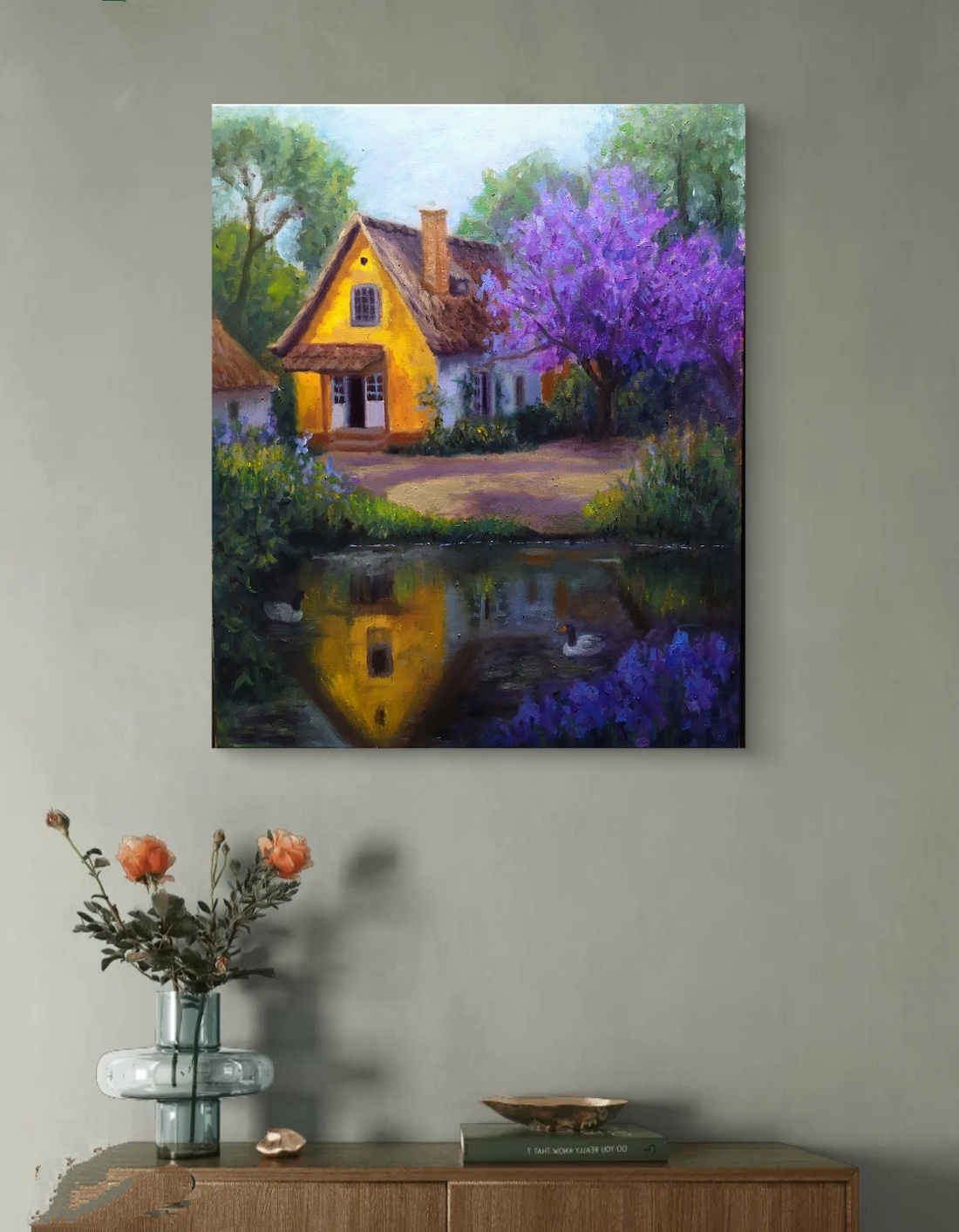 Pictură ulei ,Primăvara - arte vizuale și accesorii - picturi - pictură în ulei - Artynos.ro Pictură ulei ,Primăvara - arte vizuale și accesorii - picturi - pictură în ulei - Artynos.ro