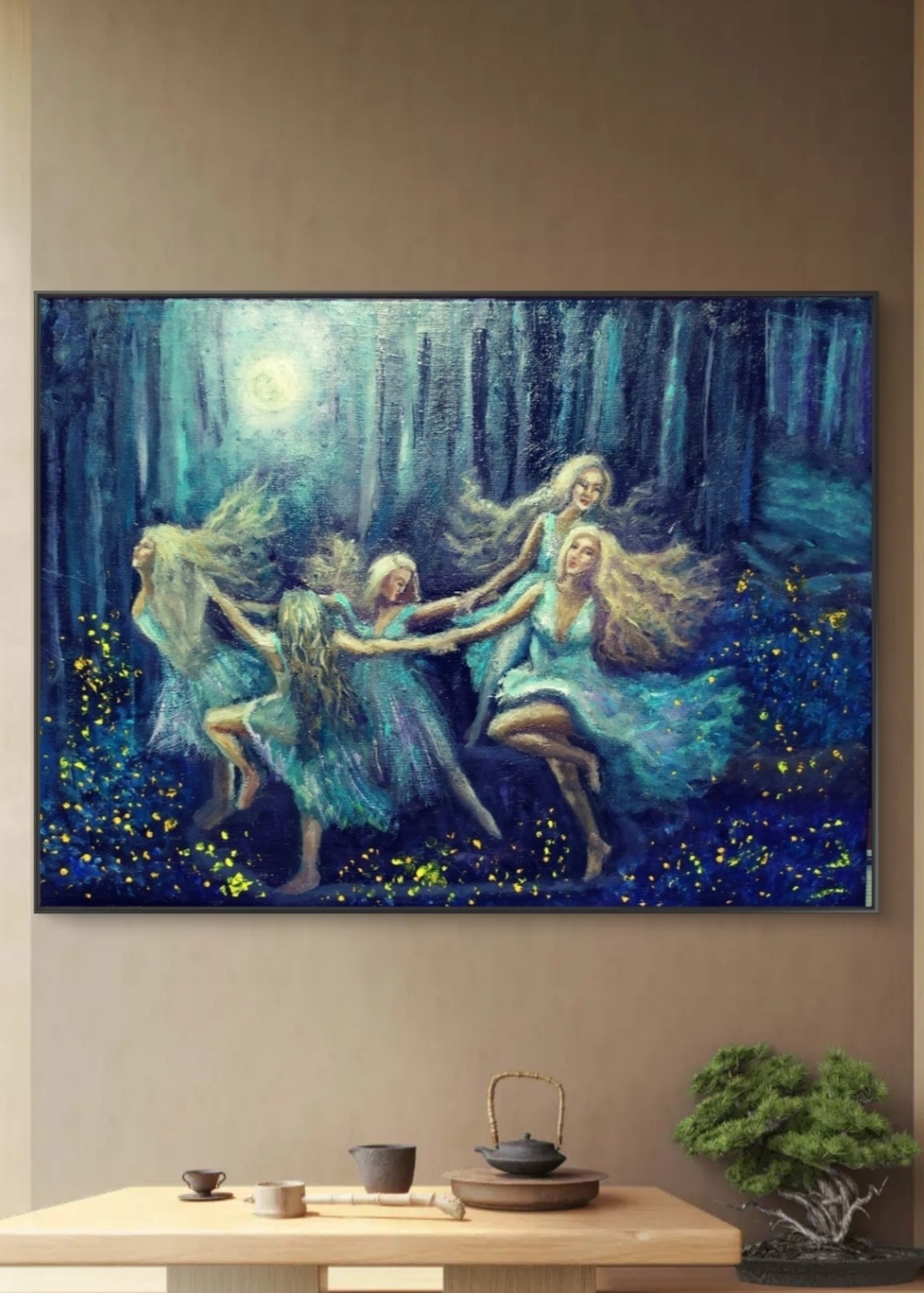 Pictură ulei Sânziene - arte vizuale și accesorii - picturi - pictură în ulei - Artynos.ro Pictură ulei Sânziene - arte vizuale și accesorii - picturi - pictură în ulei - Artynos.ro