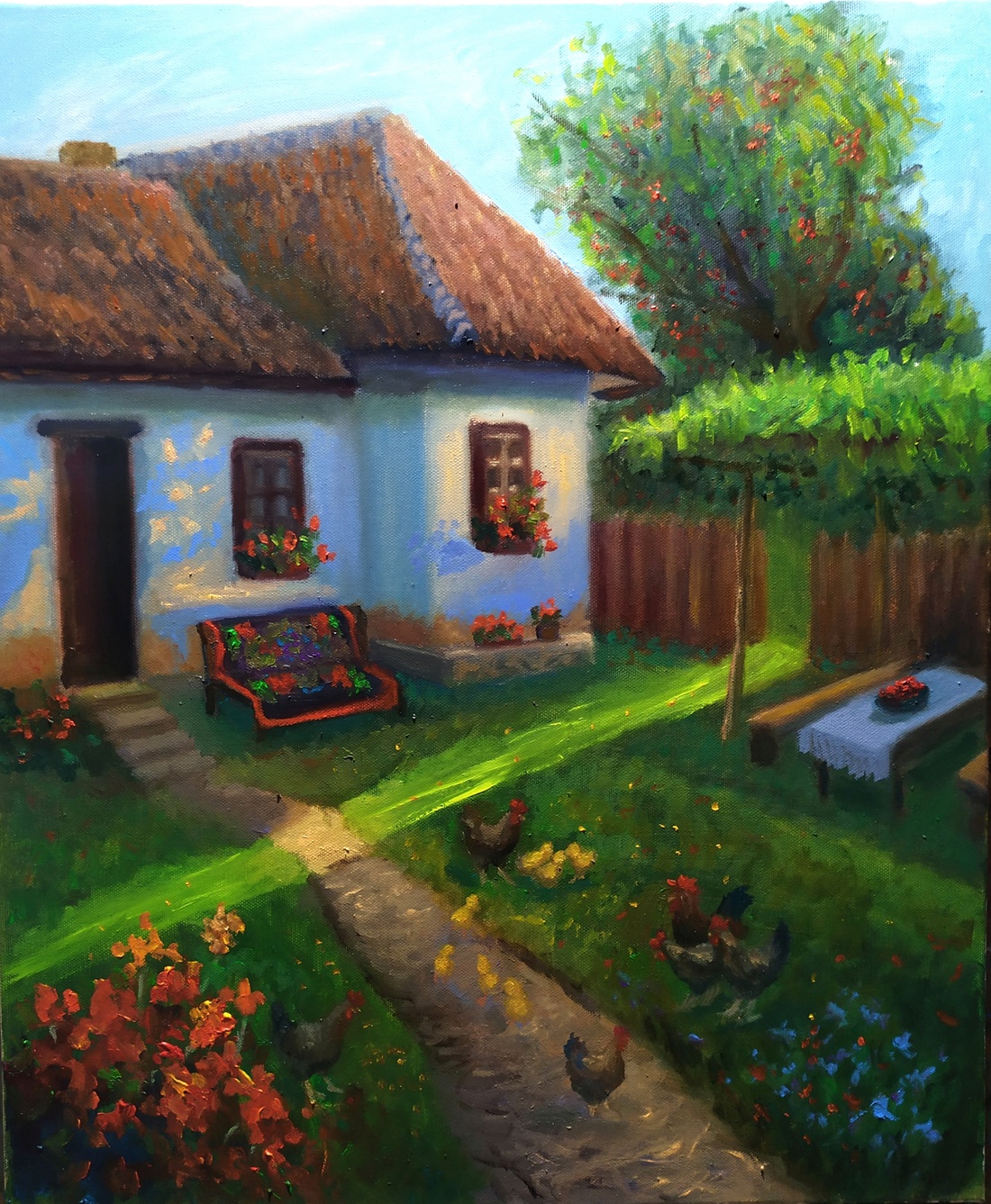 Pictură ulei Aievea - arte vizuale și accesorii - picturi - pictură în ulei - Artynos.ro Pictură ulei Aievea - arte vizuale și accesorii - picturi - pictură în ulei - Artynos.ro