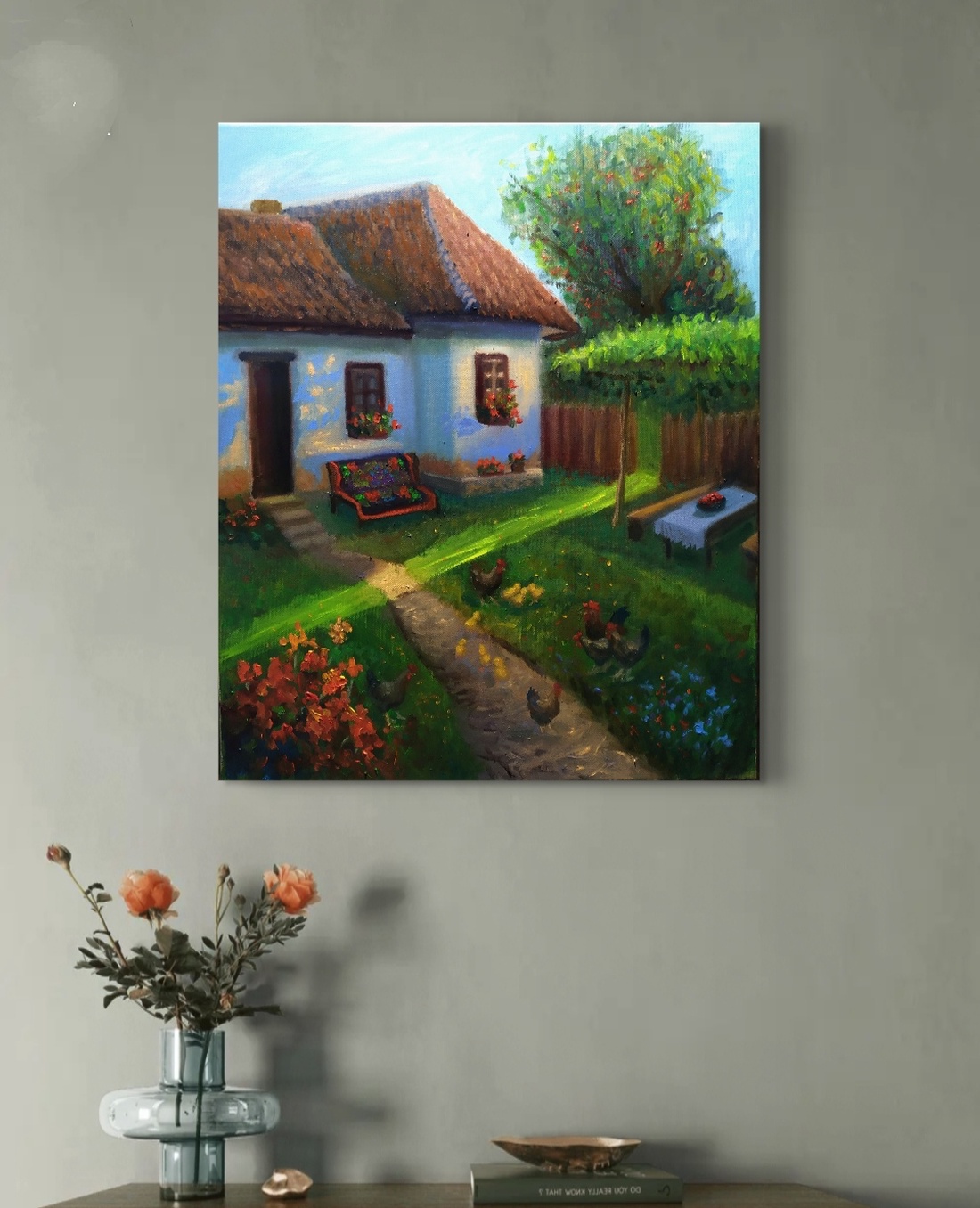 Pictură ulei Aievea - arte vizuale și accesorii - picturi - pictură în ulei - Artynos.ro Pictură ulei Aievea - arte vizuale și accesorii - picturi - pictură în ulei - Artynos.ro
