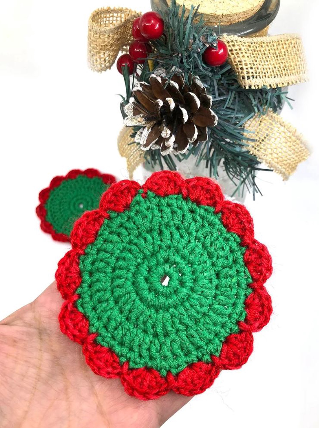 Coaster crosetat - casă & stil de viață - accesorii pentru decorat casa - suport de flori - suport flori - Artynos.ro Coaster crosetat - casă & stil de viață - accesorii pentru decorat casa - suport de flori - suport flori - Artynos.ro