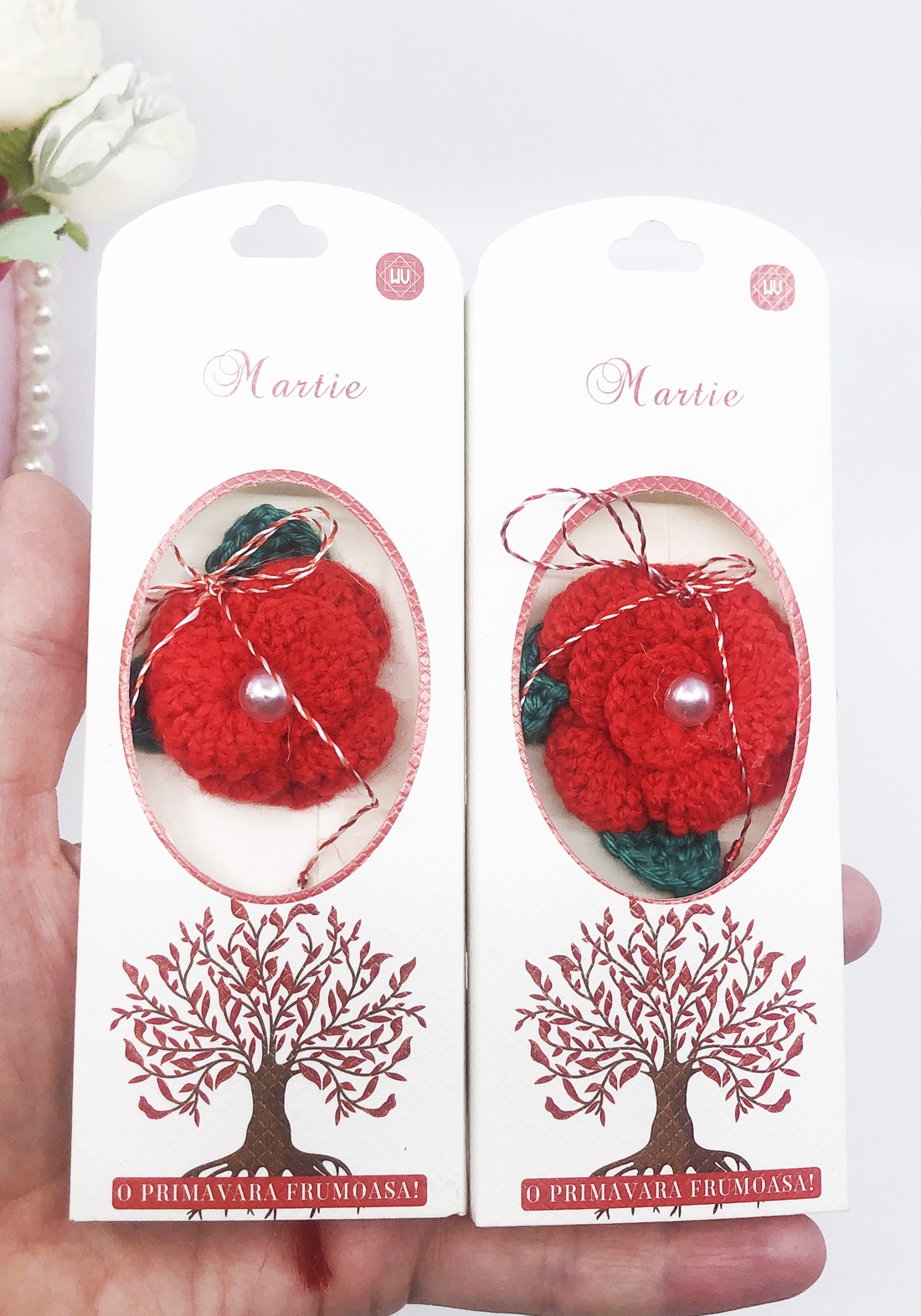 Martisor crosetat - bijuterii - mărțișor - Artynos.ro Martisor crosetat - bijuterii - mărțișor - Artynos.ro