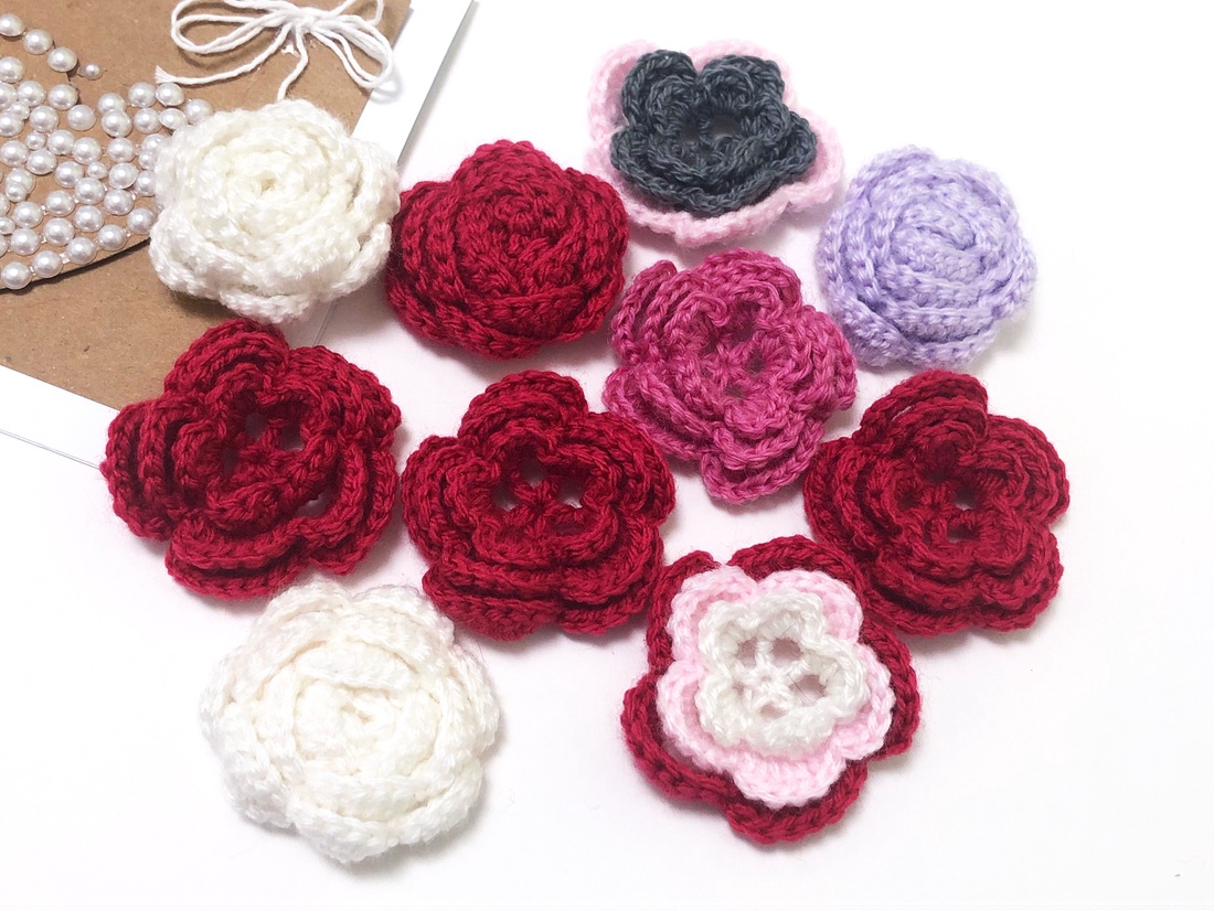 Flori crosetate manual - accessorii și unelte - accesorii decorative - alte accesorii - Artynos.ro Flori crosetate manual - accessorii și unelte - accesorii decorative - alte accesorii - Artynos.ro