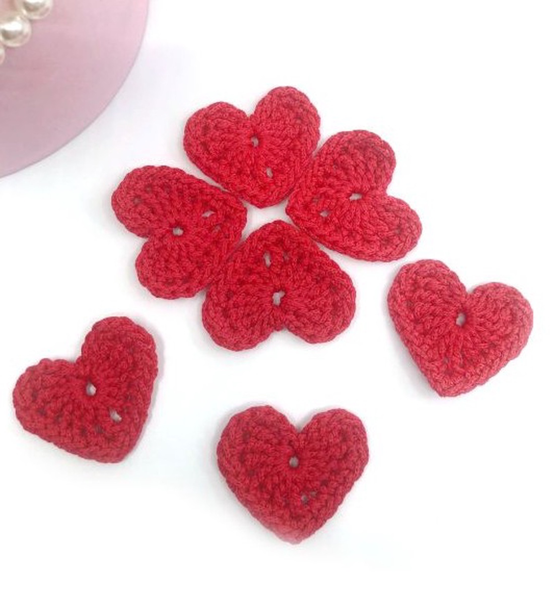 Inimi crosetate manual - accessorii și unelte - accesorii decorative - alte accesorii - Artynos.ro Inimi crosetate manual - accessorii și unelte - accesorii decorative - alte accesorii - Artynos.ro