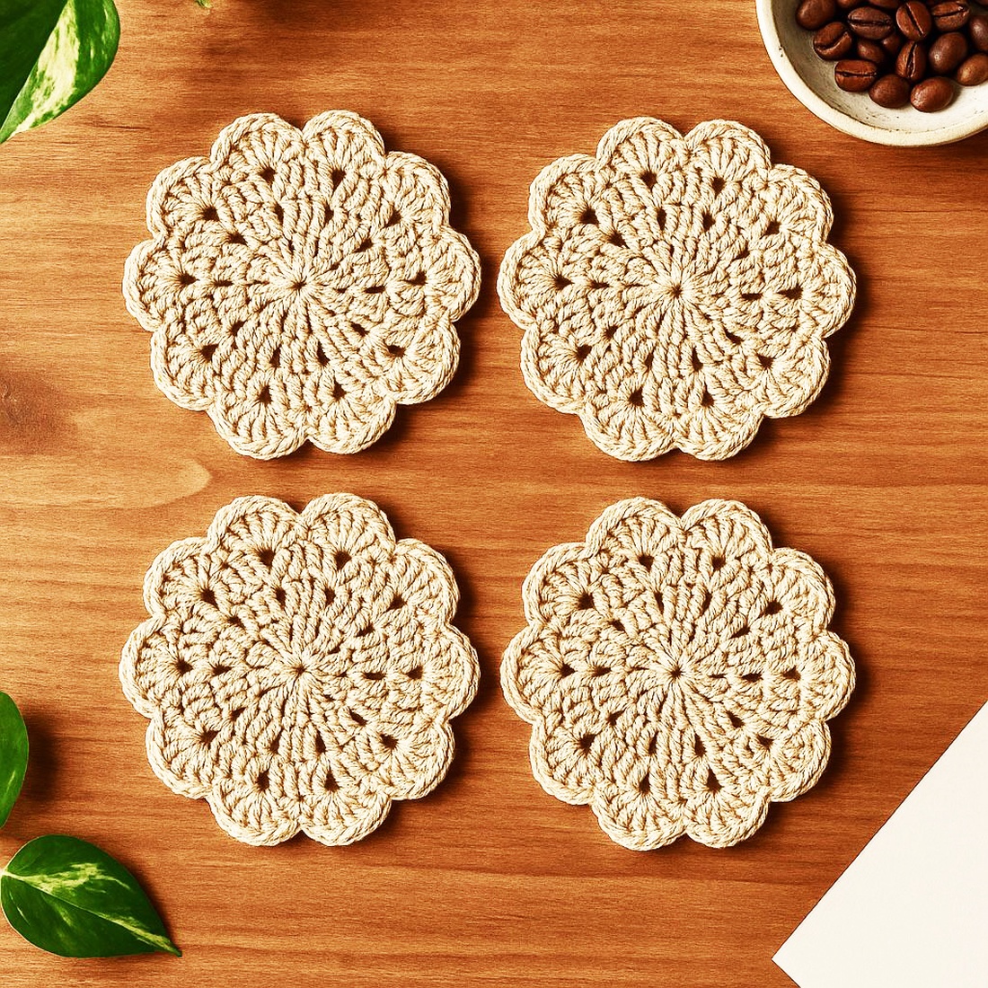 Coaster crosetat - casă & stil de viață - accesorii pentru decorat casa - suport de flori - suport flori - Artynos.ro Coaster crosetat - casă & stil de viață - accesorii pentru decorat casa - suport de flori - suport flori - Artynos.ro