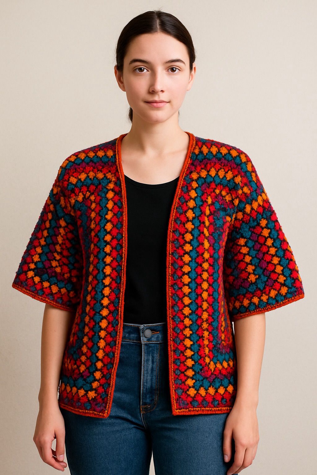 Cardigan Croșetat Manual din Lână - îmbrăcăminte și modă - haine damă - hanorace, cardigane - Artynos.ro Cardigan Croșetat Manual din Lână - îmbrăcăminte și modă - haine damă - hanorace, cardigane - Artynos.ro