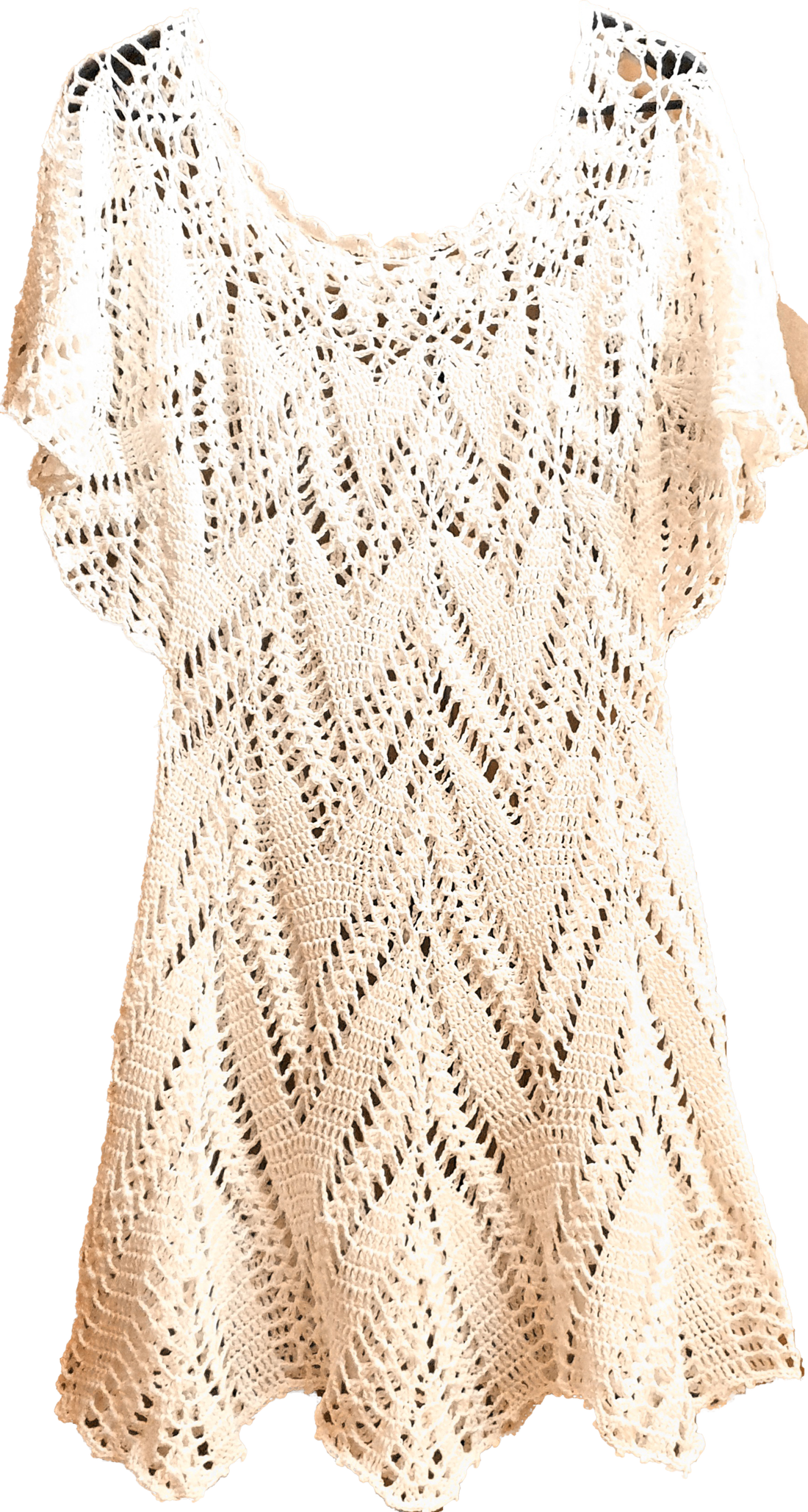 Rochie de plajă crosetata  - îmbrăcăminte și modă - haine damă - rochie, dintr-o bucată - Artynos.ro