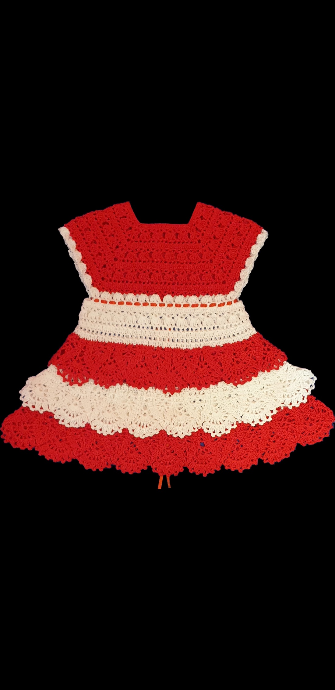 Rochiță crosetata pentru fetițe  - îmbrăcăminte și modă - haine bebeluși, haine copii - rochii fetițe - Artynos.ro