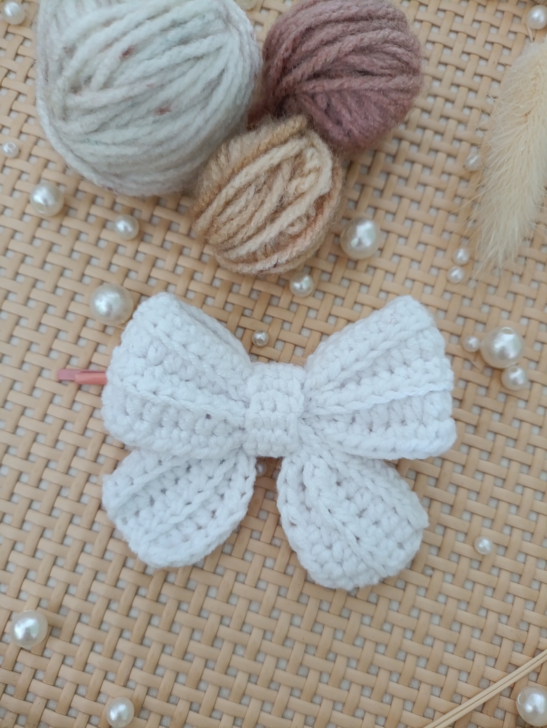 Fundiță de păr croșetată manual  - îmbrăcăminte și modă - accesorii păr - accesorii de păr - Artynos.ro