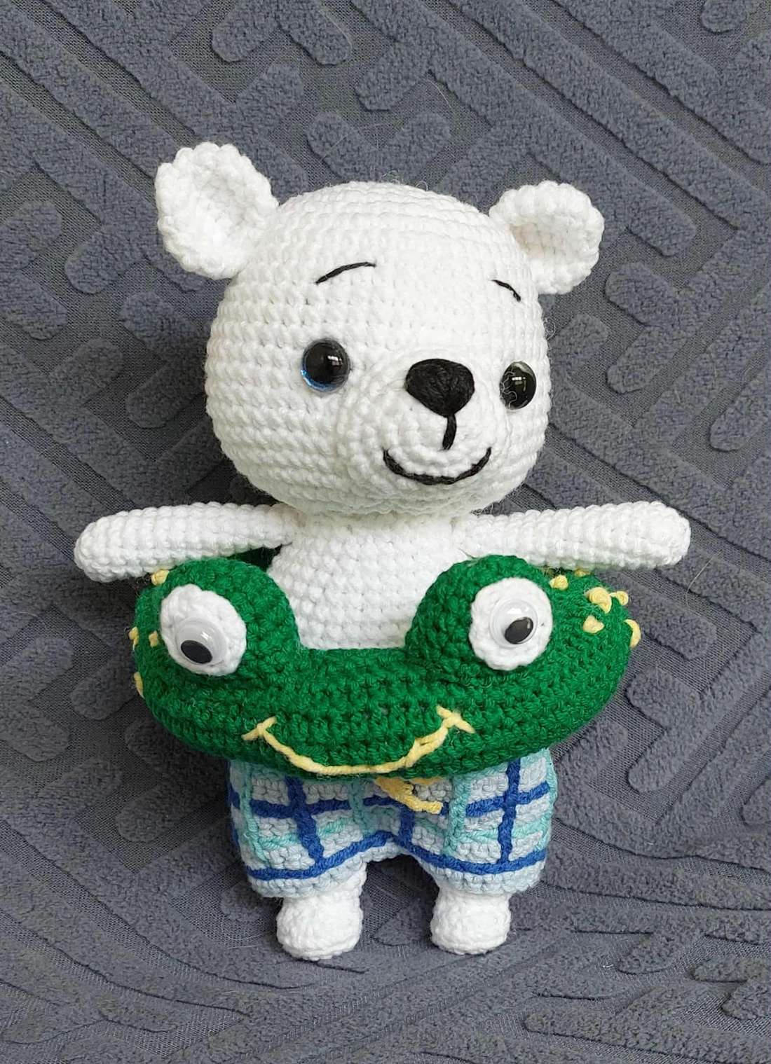 Ursulet cu colac - jucării și echipamente pentru copii - plușuri - ursuleț de pluș - Artynos.ro