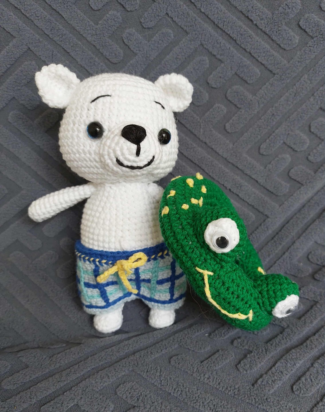 Ursulet cu colac - jucării și echipamente pentru copii - plușuri - ursuleț de pluș - Artynos.ro