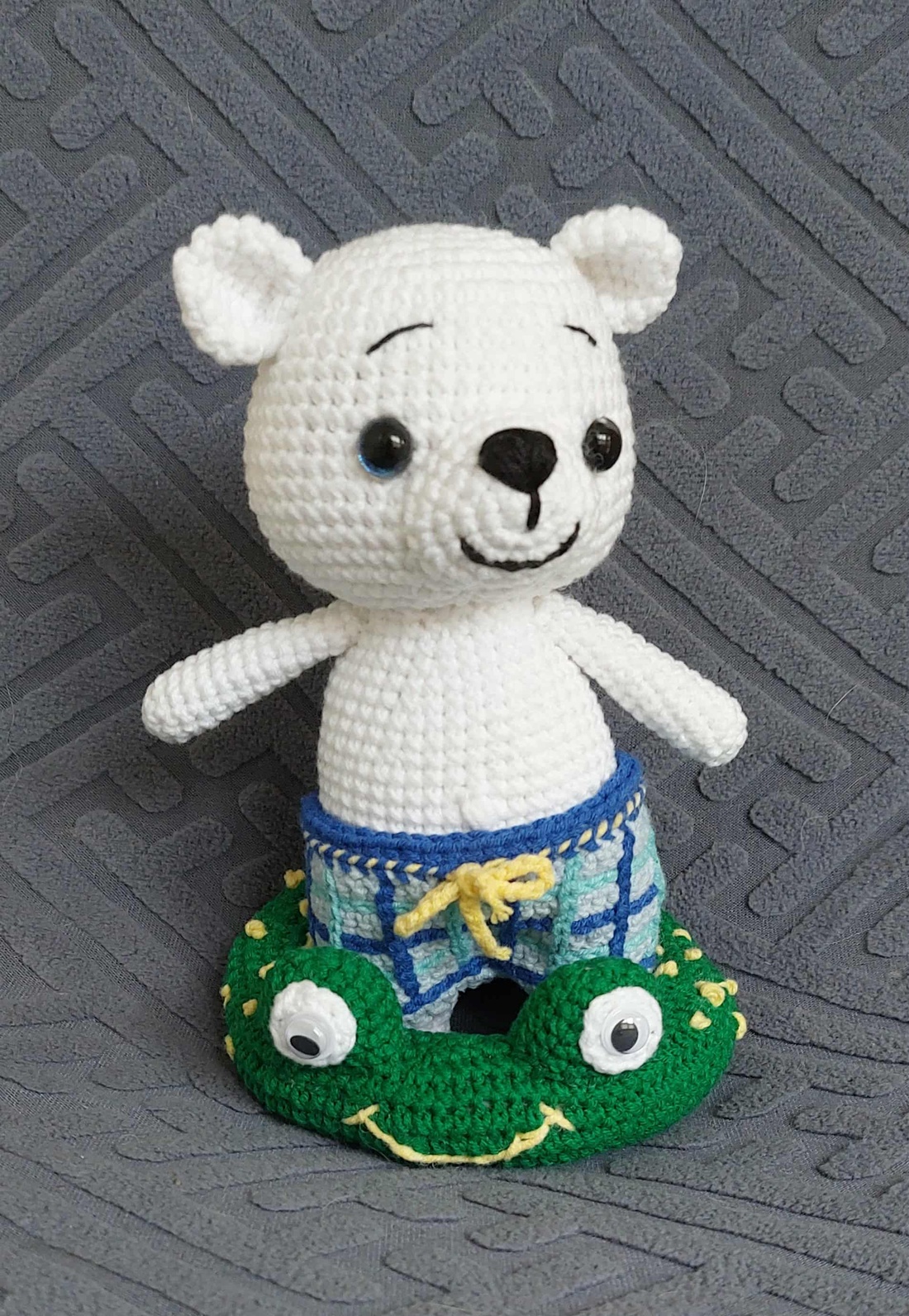 Ursulet cu colac - jucării și echipamente pentru copii - plușuri - ursuleț de pluș - Artynos.ro