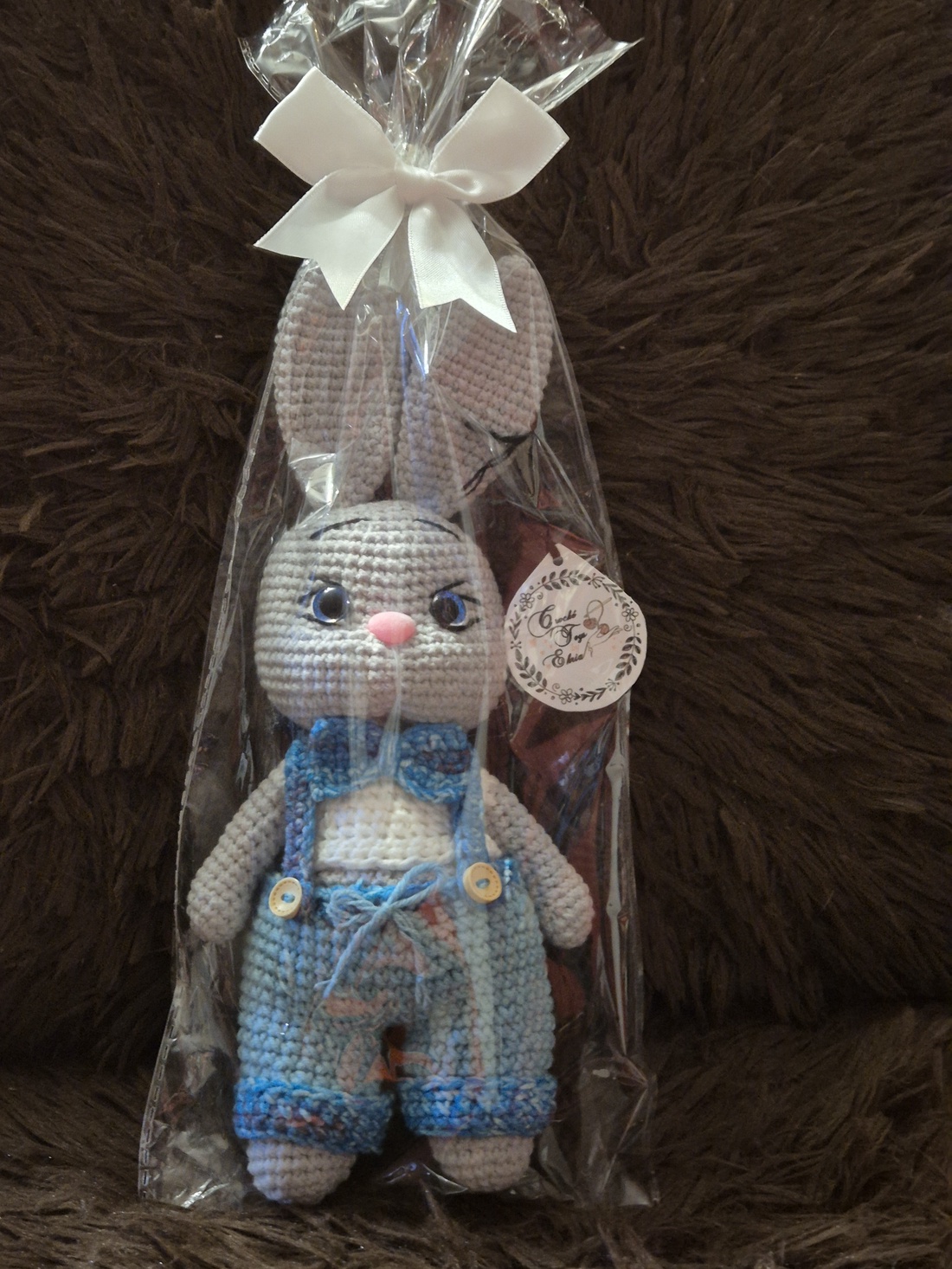 Iepuraș Micul Gentleman - jucării și echipamente pentru copii - plușuri - iepure de pluș - Artynos.ro