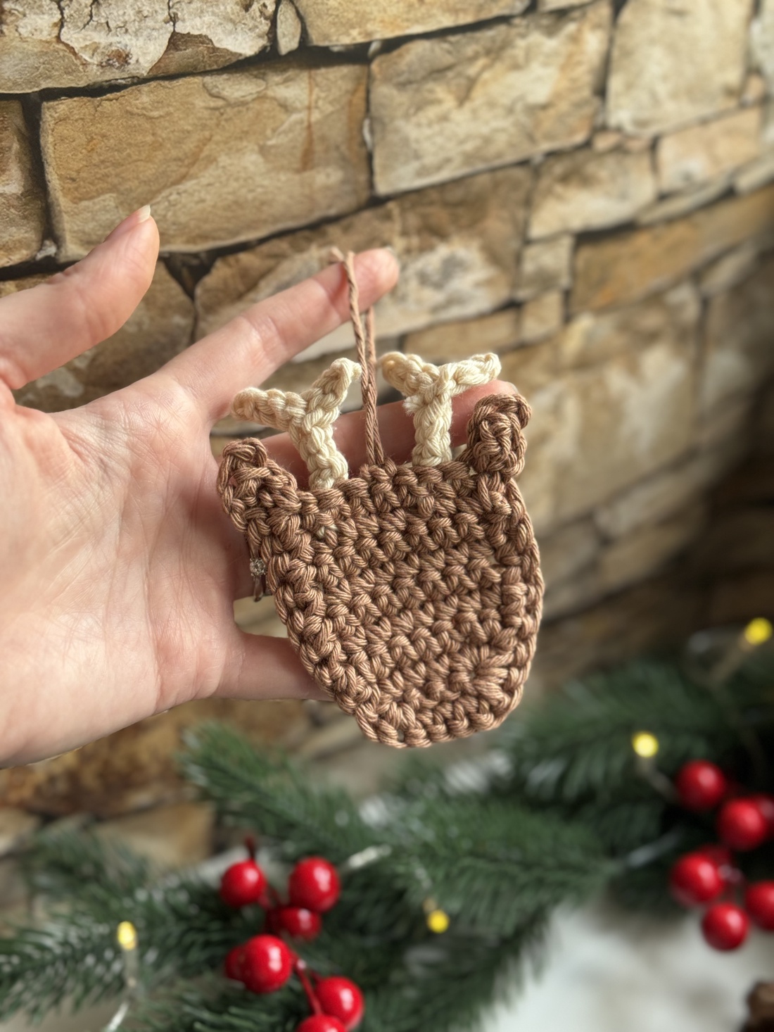 Ornament pentru brad Ren Rudoplh - crăciun - decorațiuni de crăciun de casă - globuri de crăciun - Artynos.ro