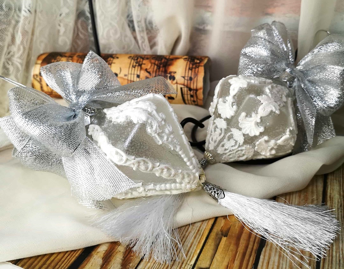 Vis de iarna - globuri pentru bradul de Craciun - crăciun - decorațiuni de crăciun de casă - globuri de crăciun - Artynos.ro