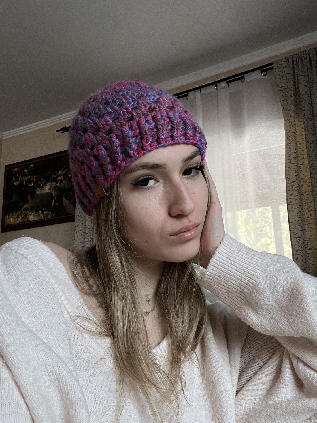 Caciula crosetata 1 - îmbrăcăminte și modă - eșarfe, pălării, fularuri - căciulă - Artynos.ro